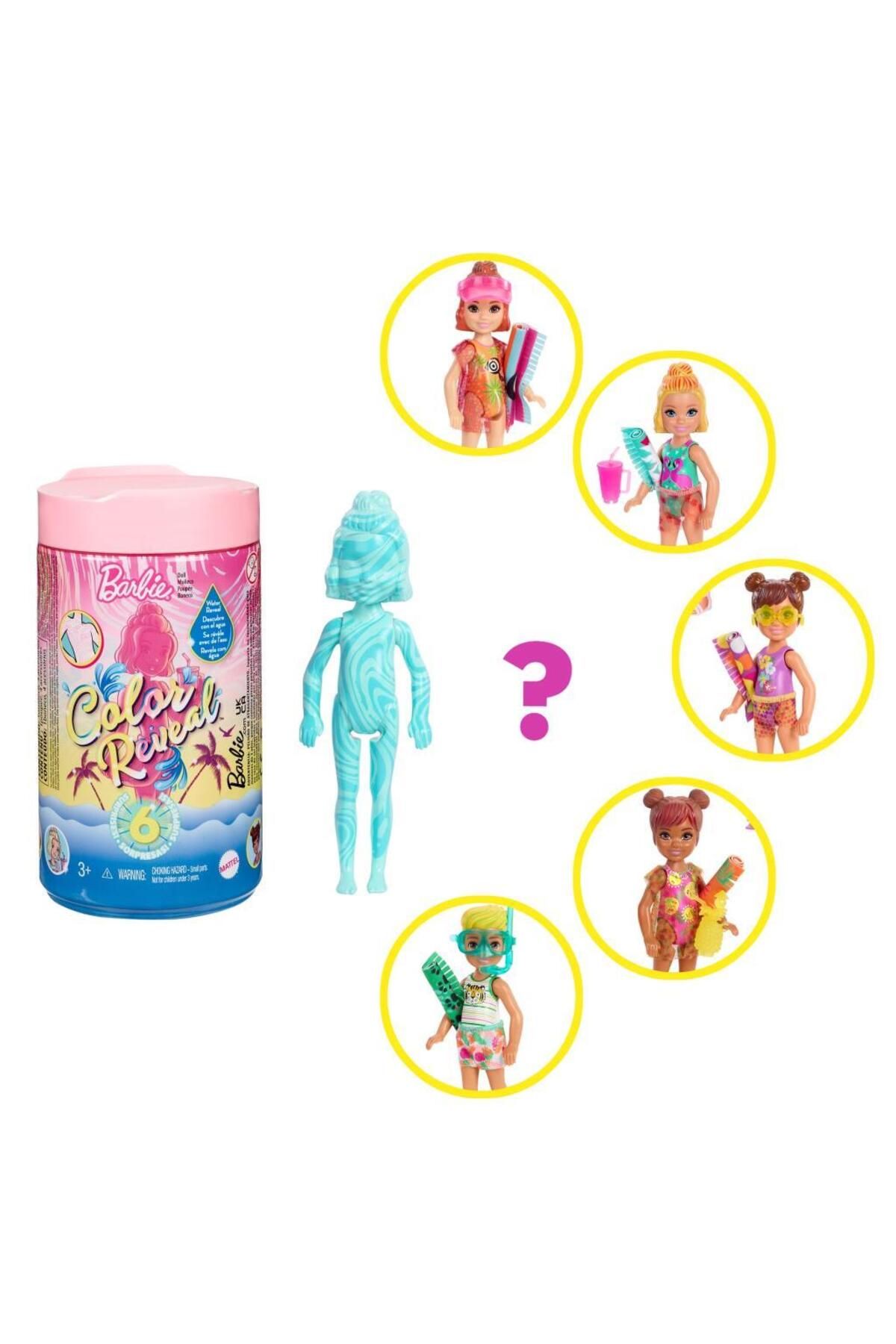 Barbie Chelsea Renk Değiştiren Sürpriz Bebek Kum Ve Güneş Serisi Gwc61