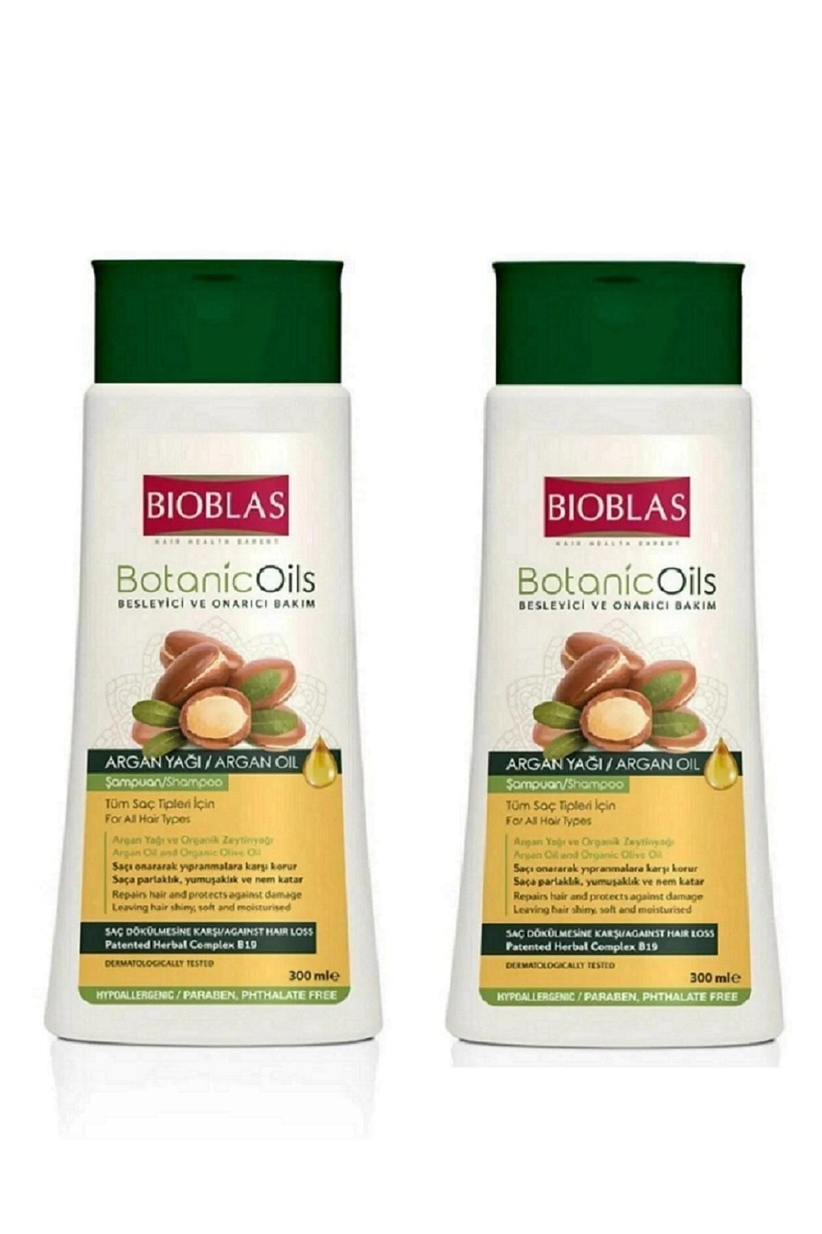 Bioblas Botanic Oils Besleyici Ve Onarıcı Bakım Argan Şampuan Set 2 Adet X 300 Ml