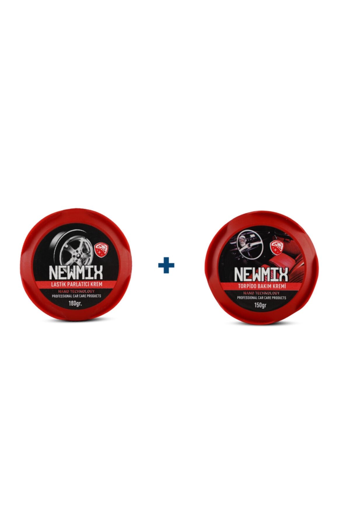 Newmix Newmiz Nano Lastik Parlatıcı 180gr Ve Torpido Bakım Kremi 150gr