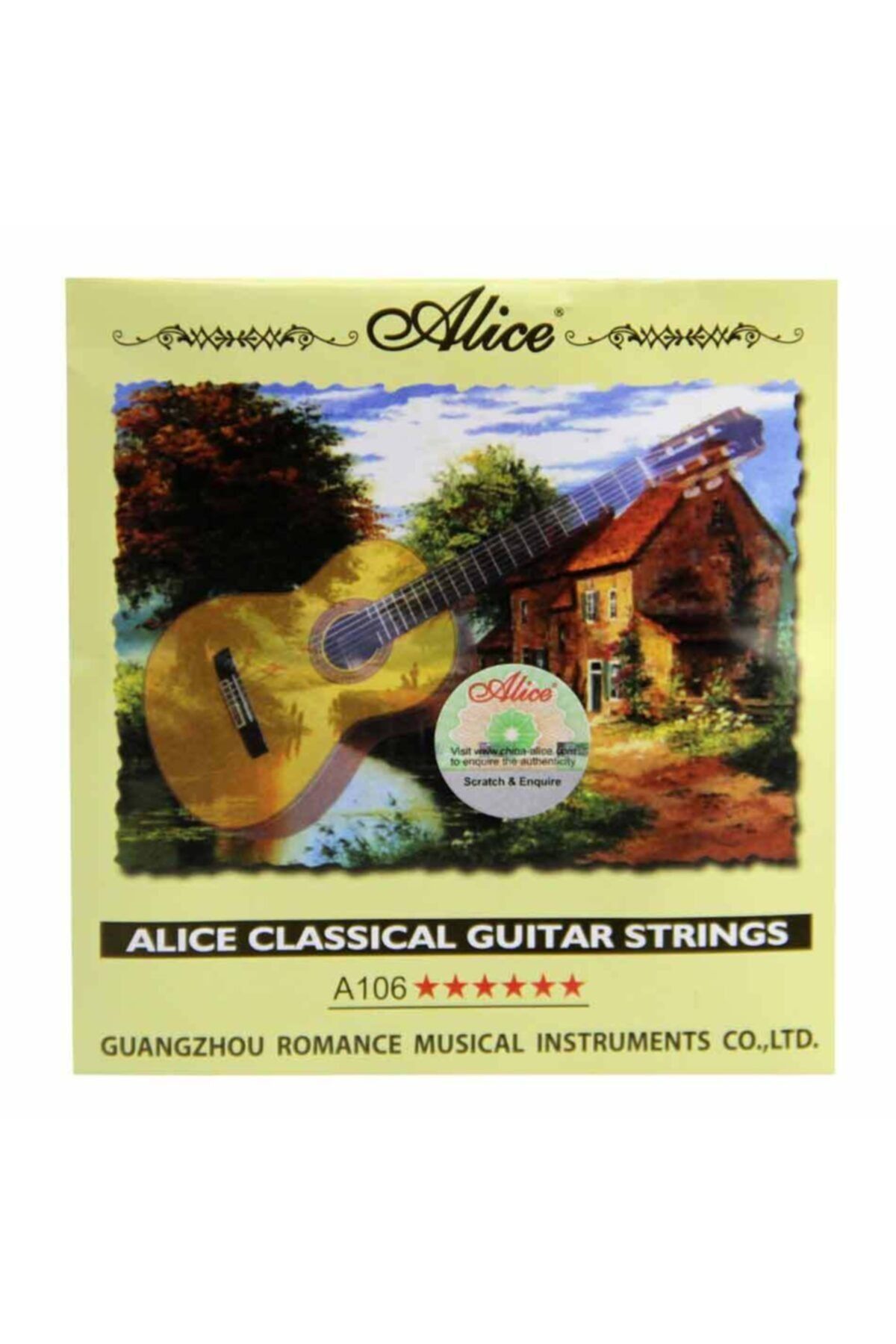 Alice Dolunay Klasik Gitar Teli Takımı ( Classical Guitar Strings)