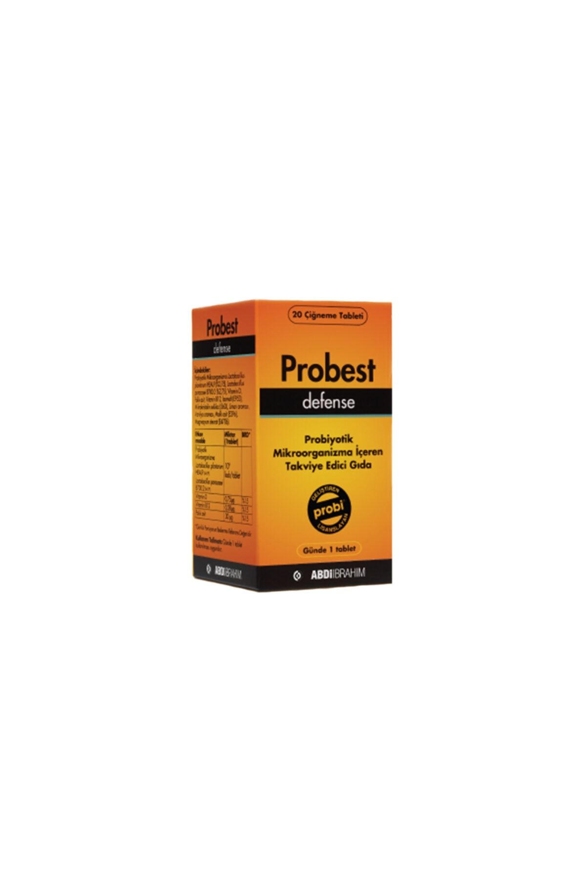 Probest Defense 20 Çiğneme Tablet