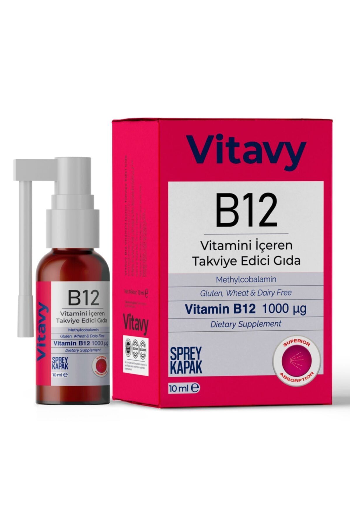 Vitavy B12 Vitamini Sprey 10 Ml (75 Puff)