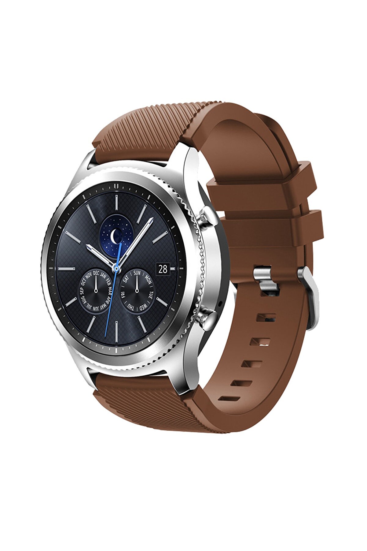 Mİ PARS ONLİNE Huawei Gt / Gt 2 - Honor Magic Watch 2 46mm - Samsung Gear Watch 46mm Silikon Kordon Kayış A+ Kalite