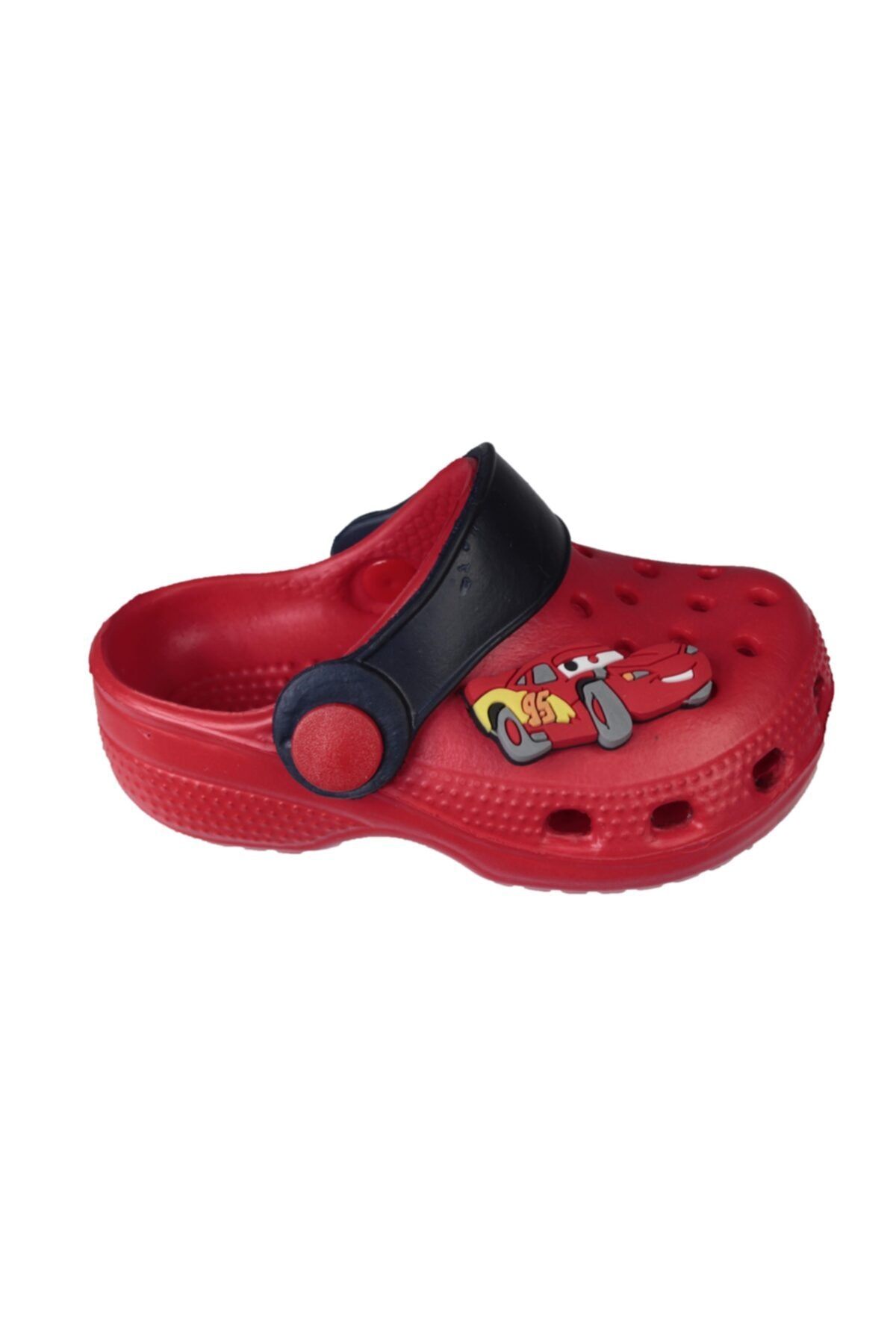 Akınal Bella Unisex Çocuk Kırmızı Arabalar Terlik Sandalet
