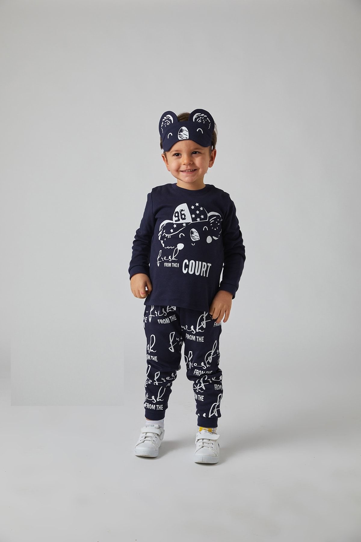 Wogi Erkek Çocuk Pijama Takımı 3'lü Pamuk
