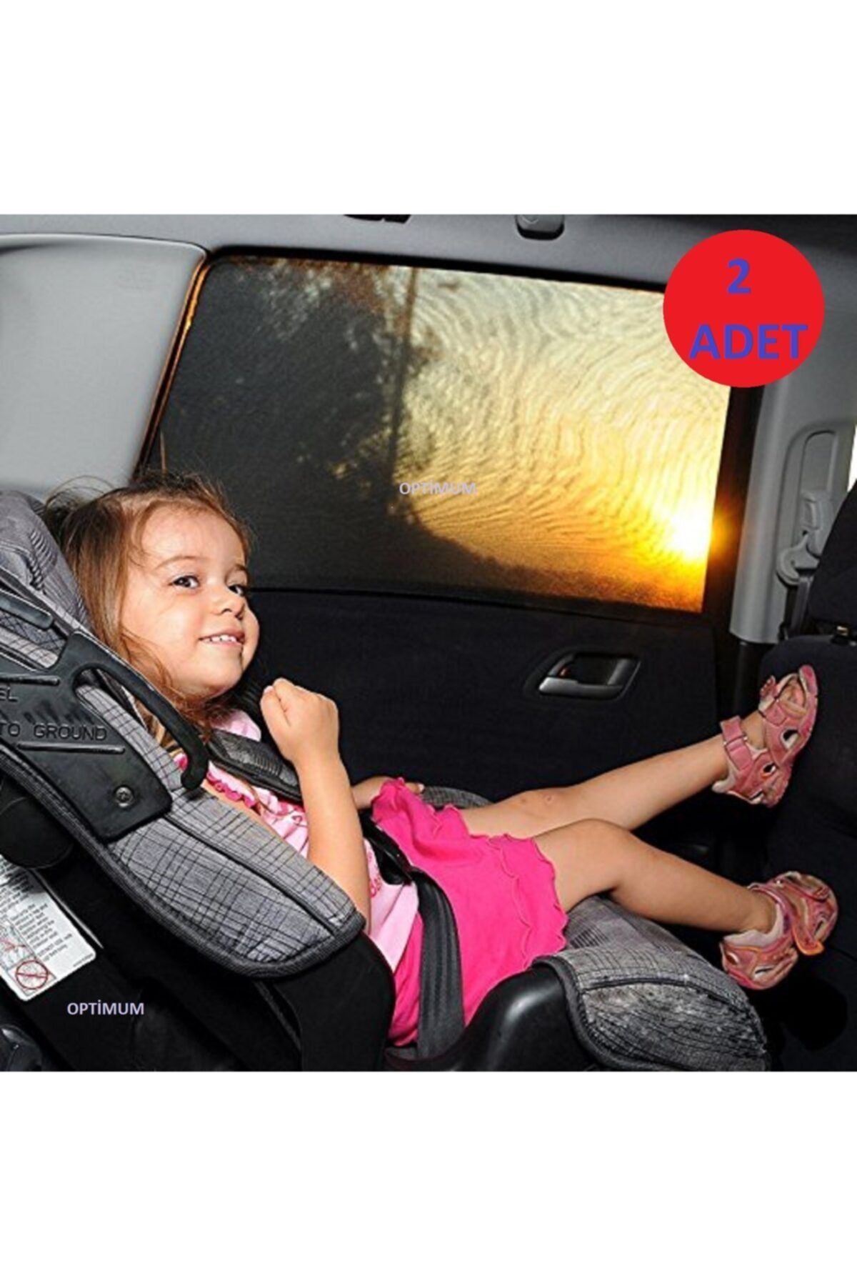 Ankaflex 2 Adet Araba Pencere Gölgeliği Araç Oto Çocuk Güneş Yanığından Koruyucu Bebek Uyuması Için Örtü