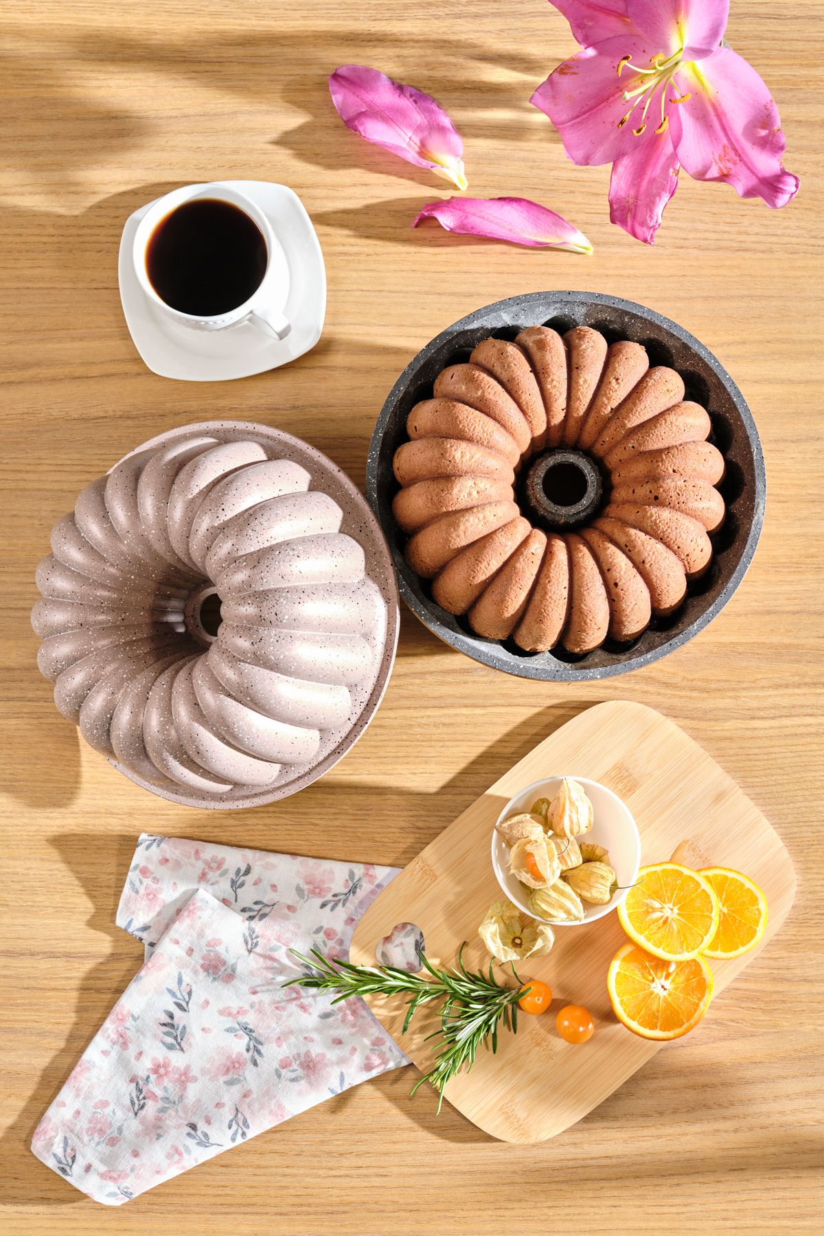 Karaca Cake Pro Lina Rosegold Döküm Dilimli Kek Kalıbı 25,5 cm