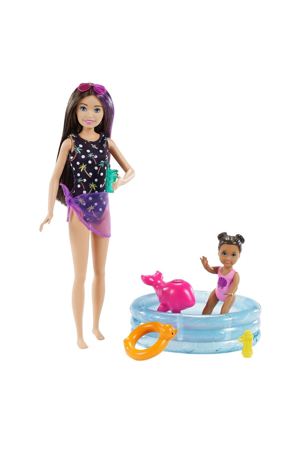 Barbie Bebek Bakıcısı Bebeği Ve Aksesuarları Oyun Seti Fhy97-grp39