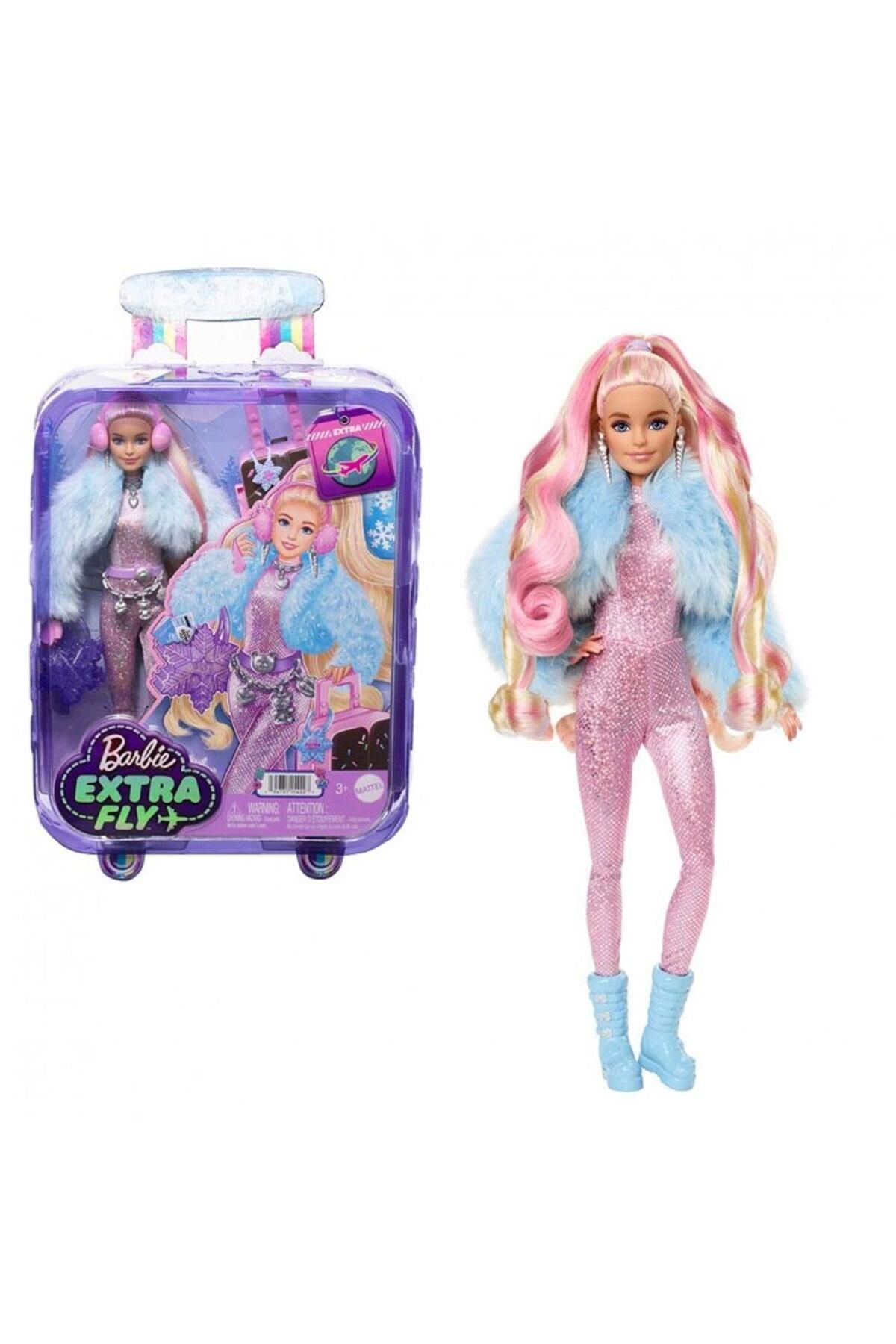 Barbie Extra Seyehat Bebekleri Kar Temalı HPB16