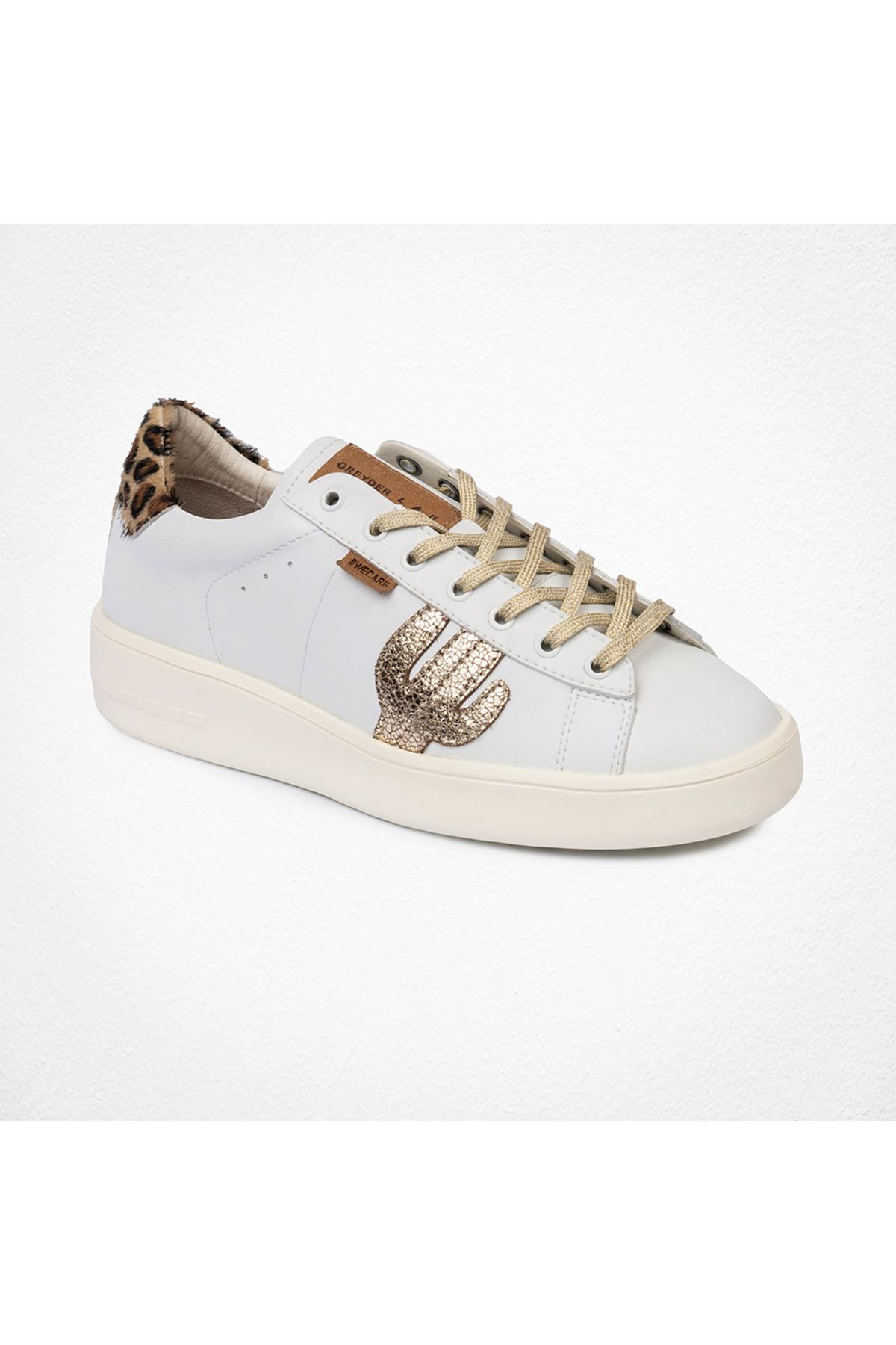 Greyder Lab Kadın Altın Hakiki Deri Sneaker Ayakkabı 4y2sa45201