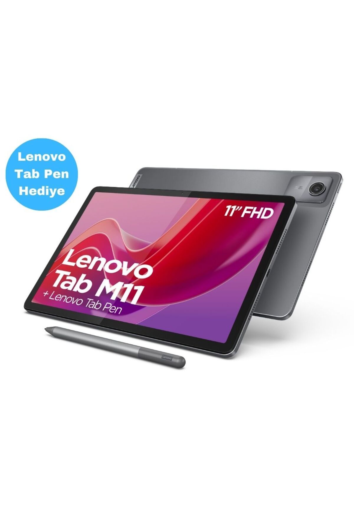 LENOVO Tab M11 11" 4GB 128GB WUXGA Wifi + LTE Tablet ZADB0231TR Lenovo Tab Pen Hediyeli (Sim Uyumlu)