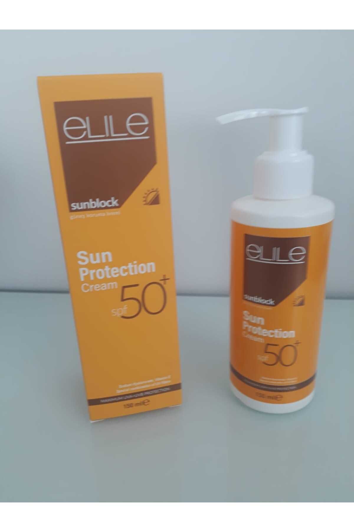 Elile Sunblock Sun Protection Cream- Shea Butter Ve Hyaluronic Acid Içeren Güneş Koruma Kremi 150 Ml