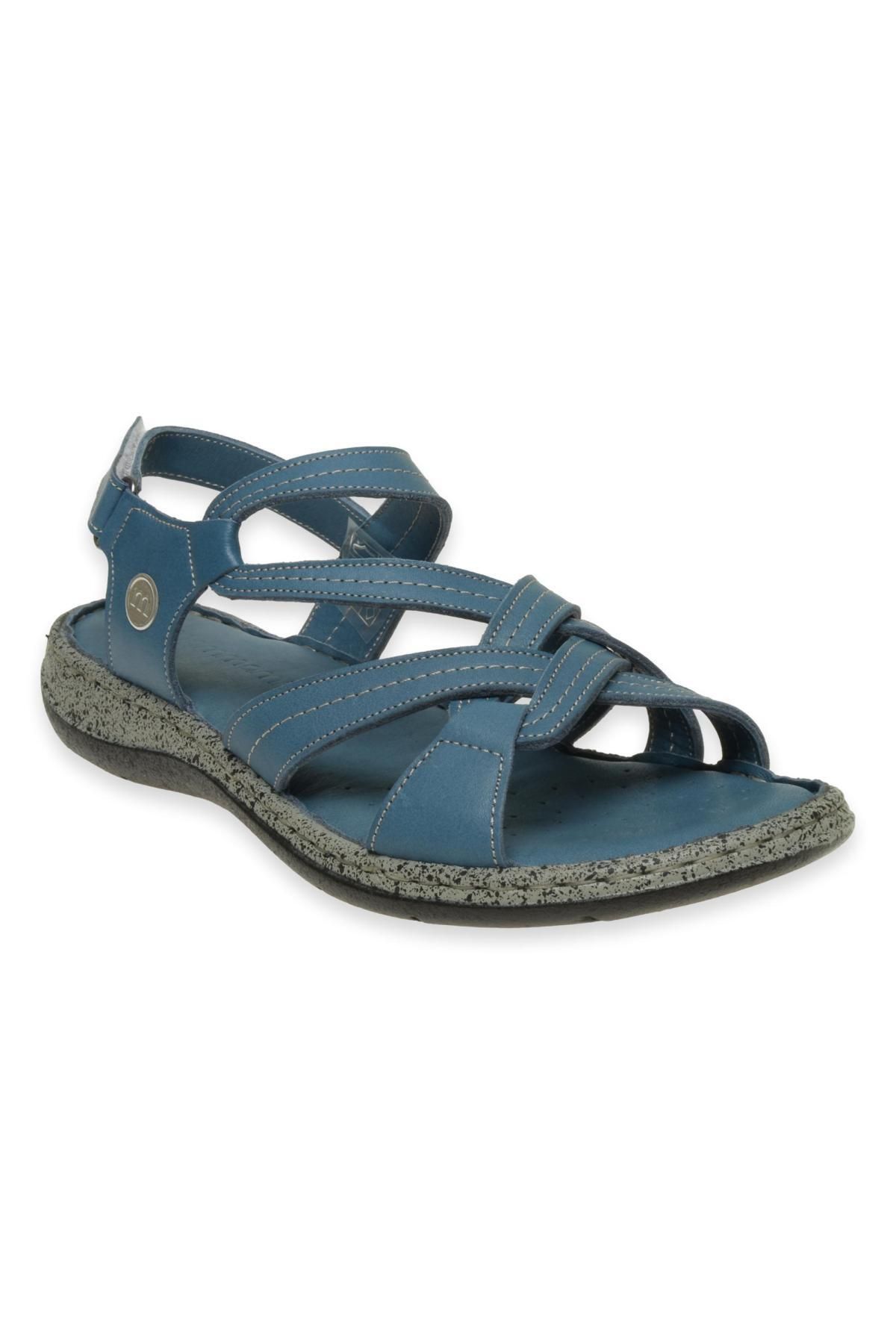 Mammamia D24Ys-1005Z Mavi Kadın Sandalet