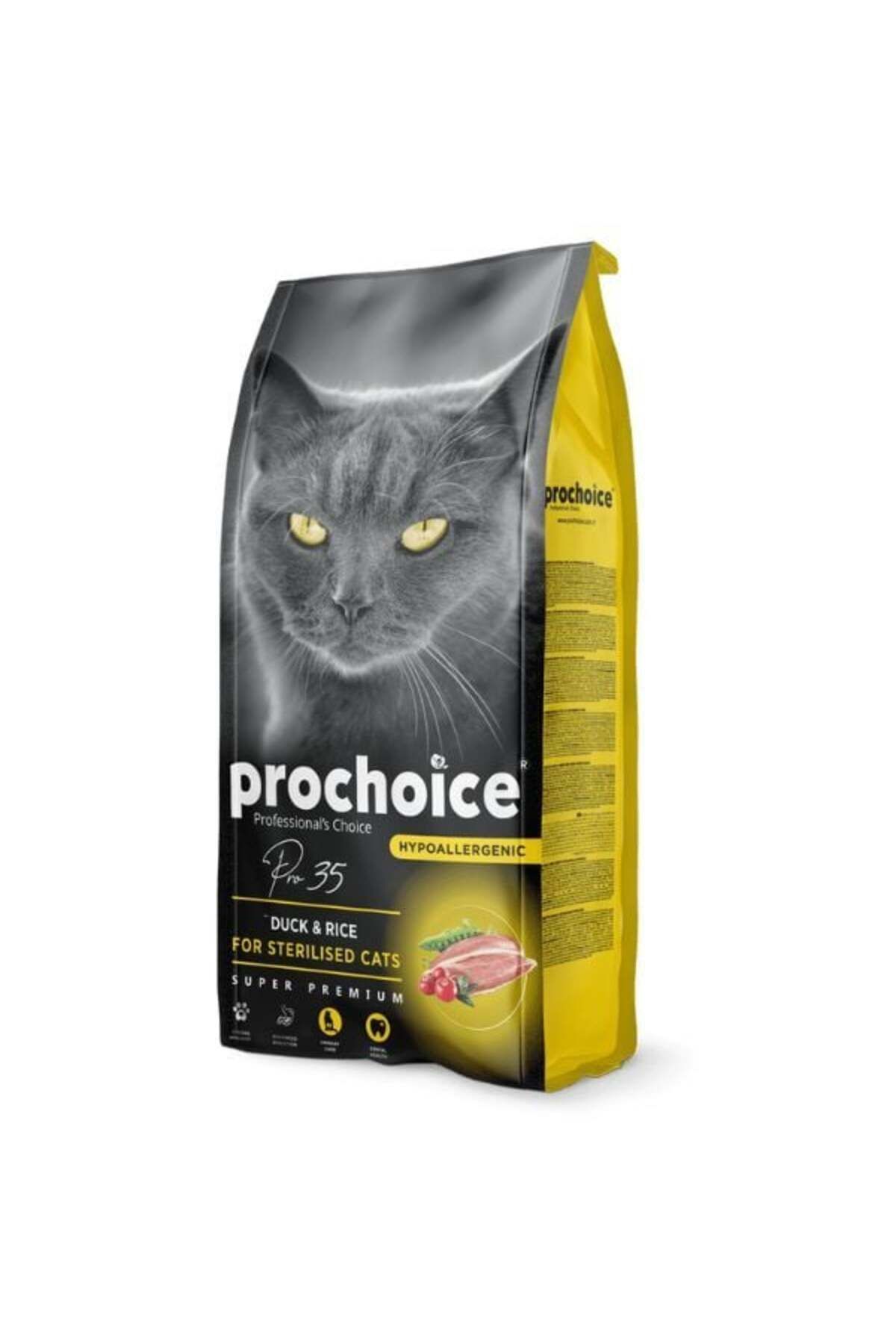 Pro Choice Cat Pro 35 Sterilized Ördek ve Pirinçli Kısır Kedi Maması 2 Kg