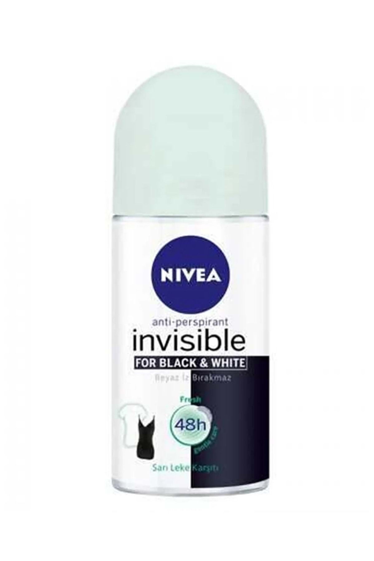 NIVEA Black Ve White Invisible Fresh 50 ml Roll On