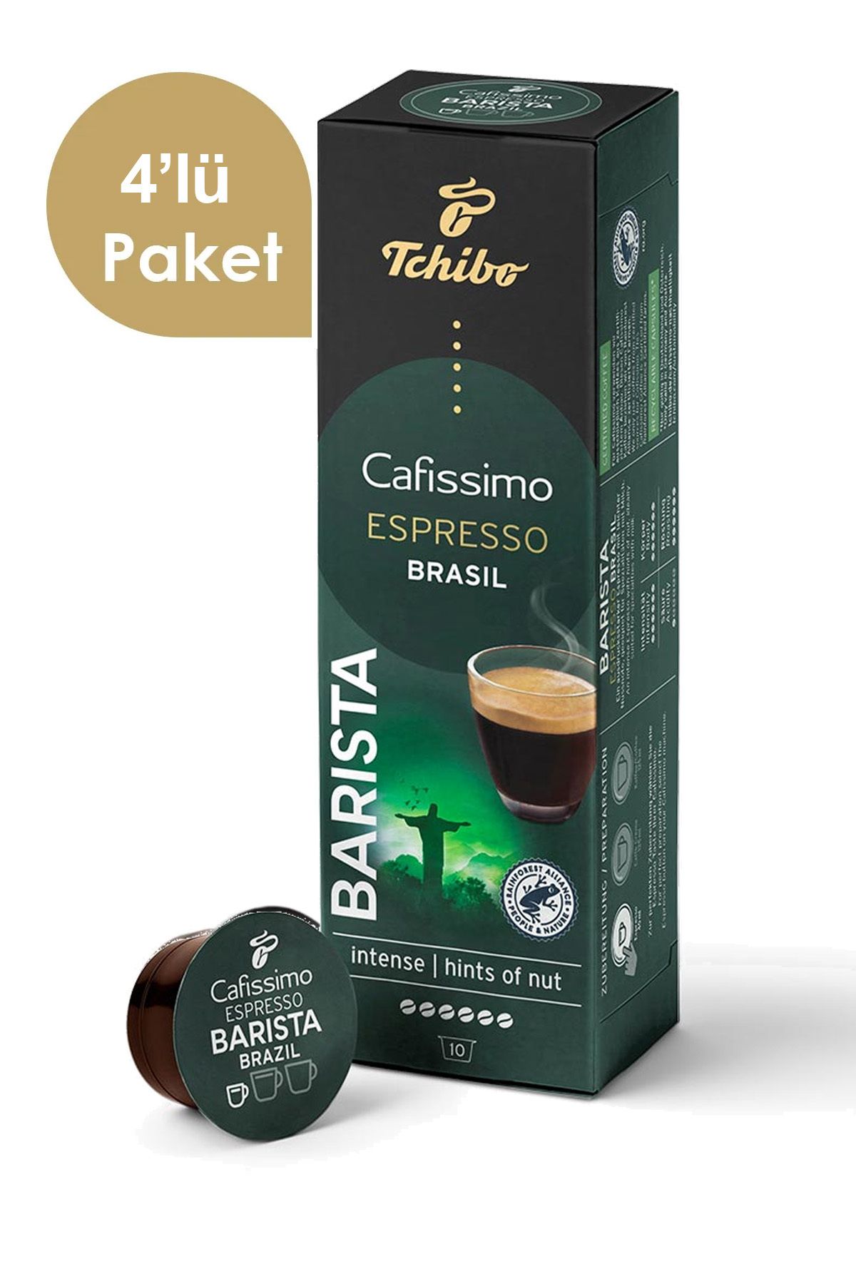 Tchibo Espresso Brasil 10'lu Kapsül Kahve x 4 paket