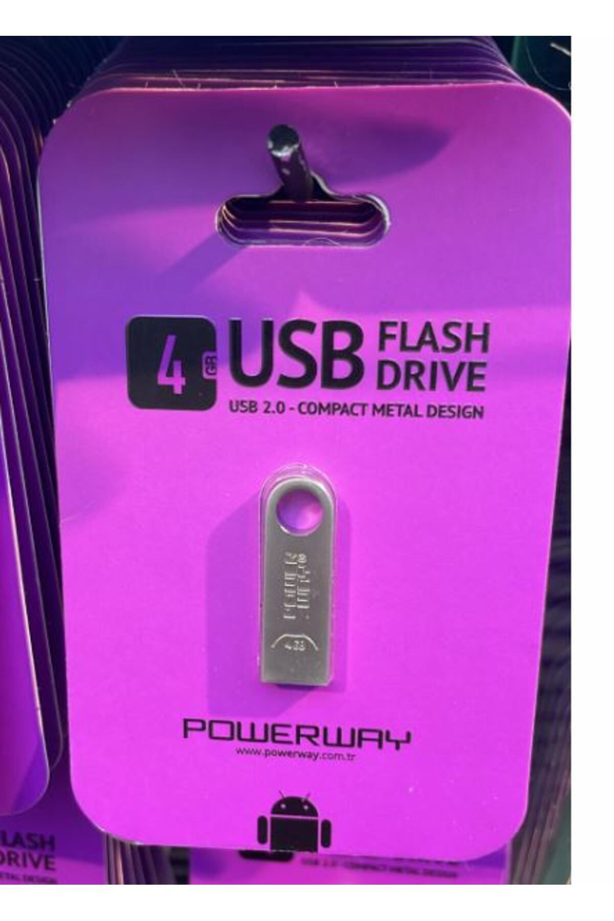 Powermaster POWERWAY 4 GB METAL USB FLASH BELLEK