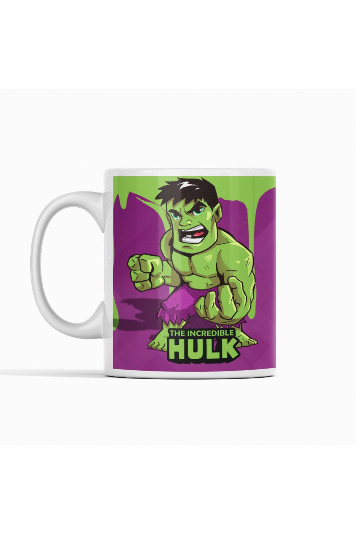 Nino Store The Hulk Marvel Comics Dünyası Dizi Çizgi Film Karakterli Hediyelik Baskılı Kupa Bardak