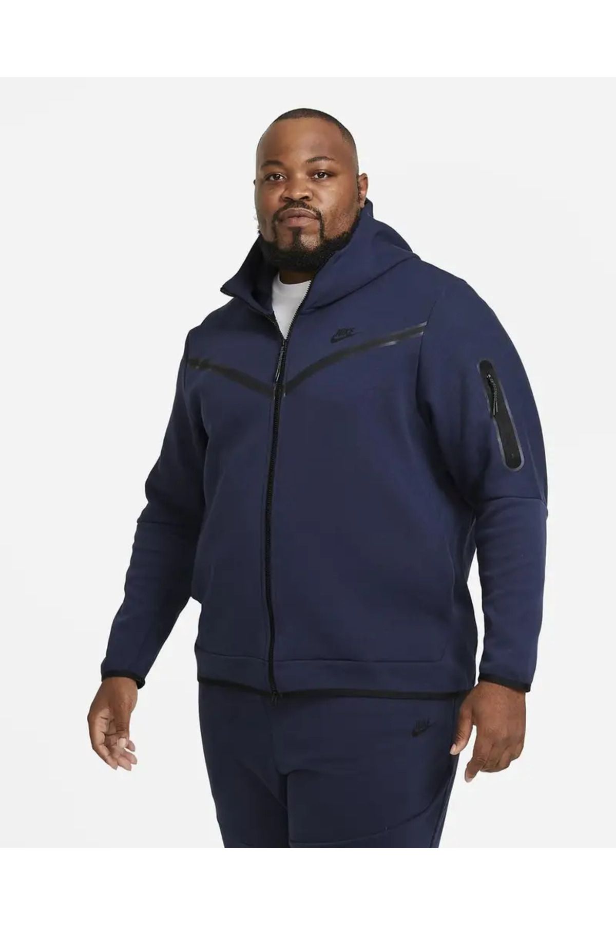 Nike Sportswear Tech Fleece Full-Zip Hoodie SS21 Erkek Sweatshirt stilim spor