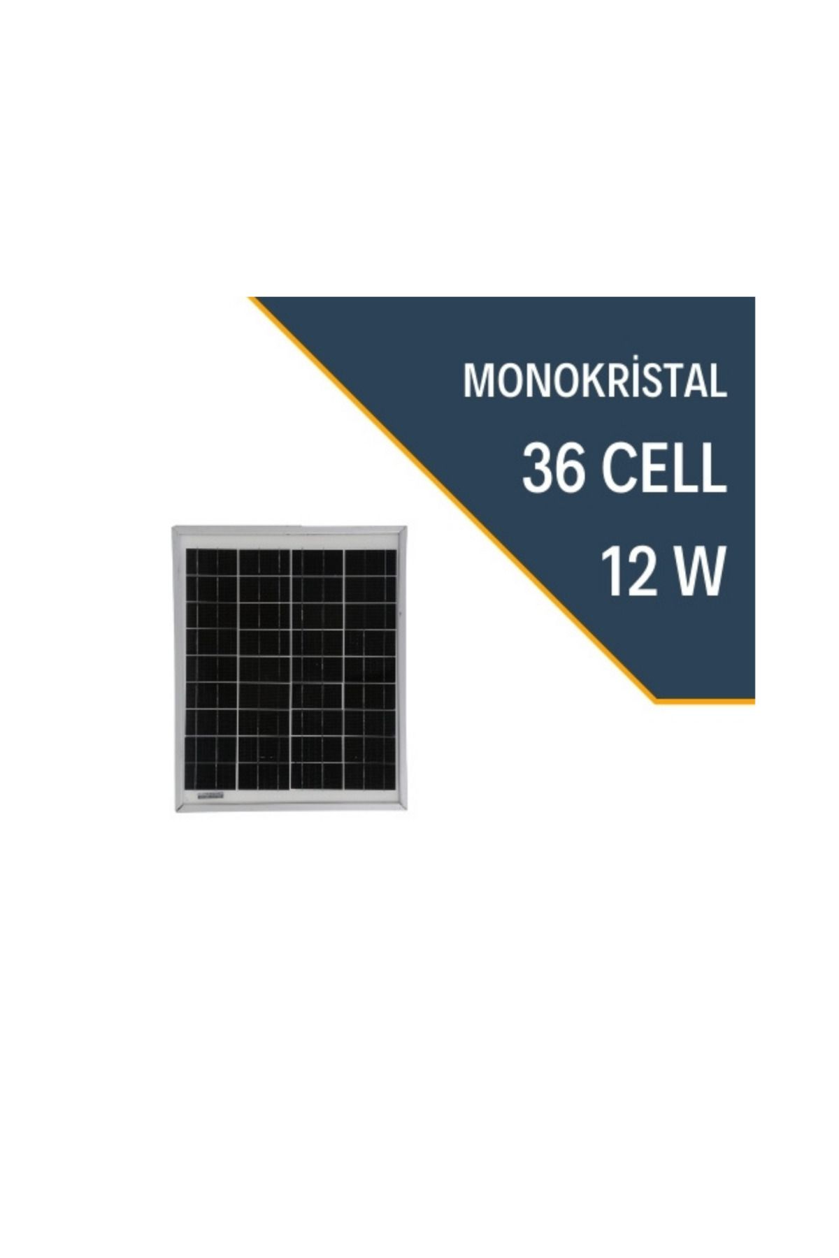 Lexron 12Watt Monokristal Güneş Paneli
