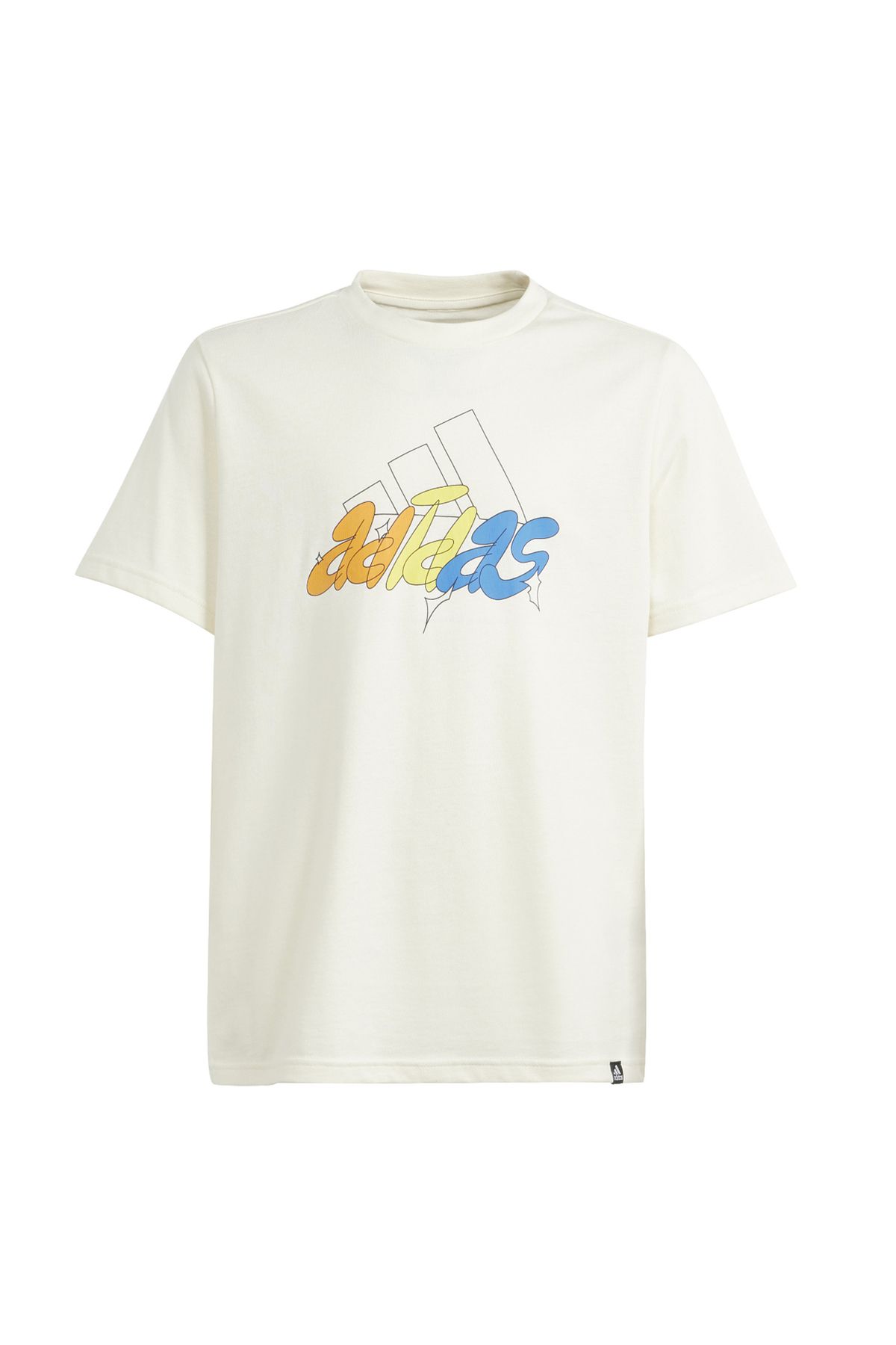 adidas Baskılı Beyaz Erkek Çocuk T-shirt Im8337-gfx Illustrated