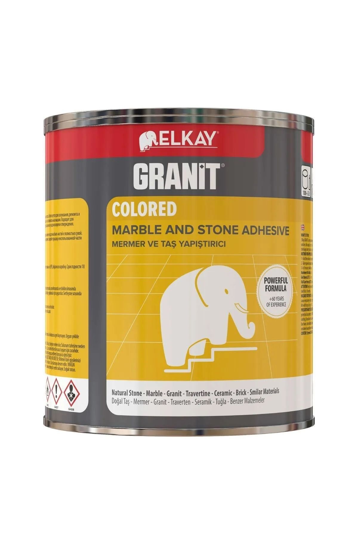 Elkay Eb25 Granit Renkli Bej Akemi Mermer Granit Ve Taş Yapıştırıcı 250 gr