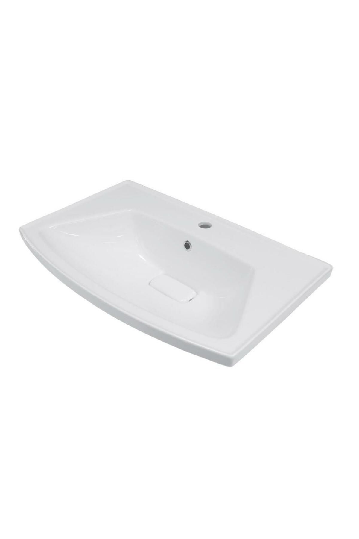 KAREN BANYO Blanc 70 Cm Seramik Lavabo