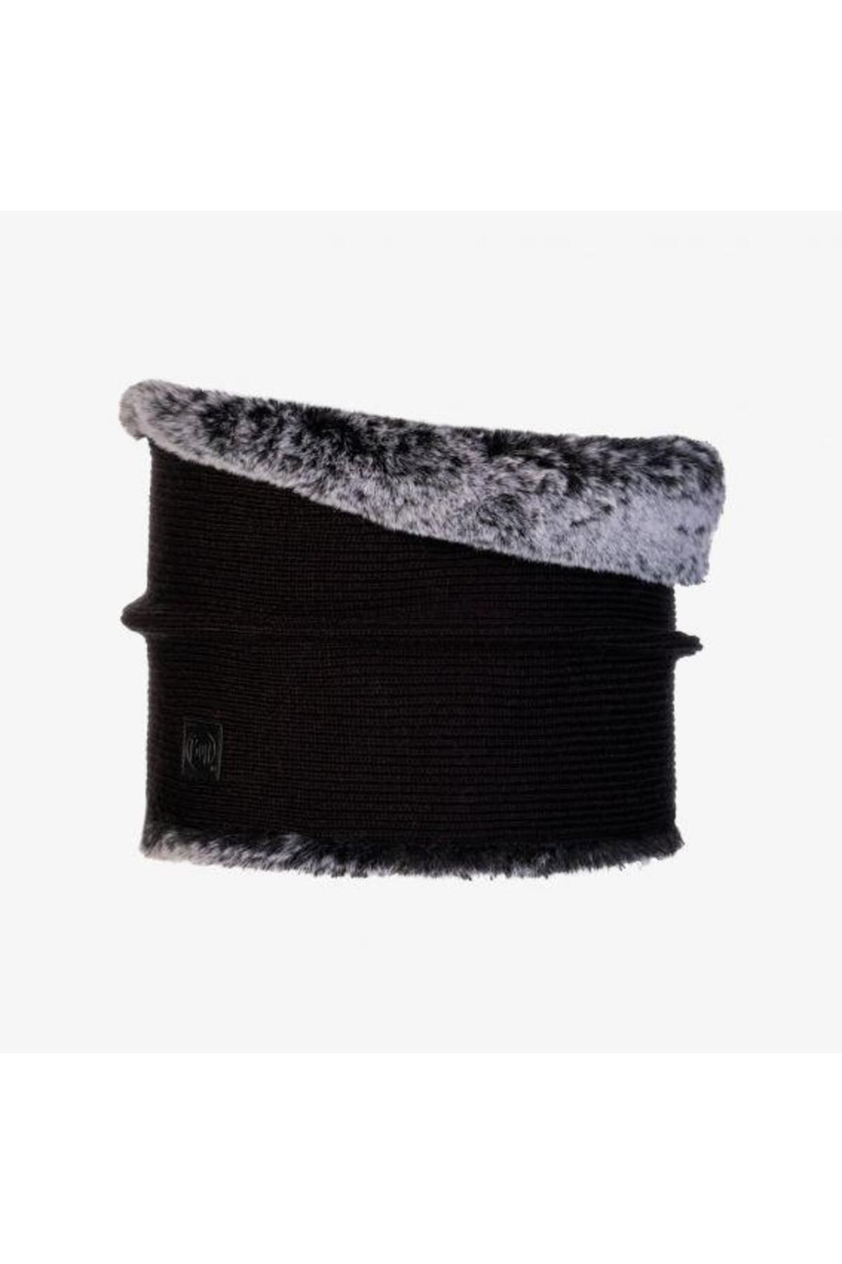 Buff Örgü Kaşkol Knitted Neckwarmer Comfort Kesha Black Siyah