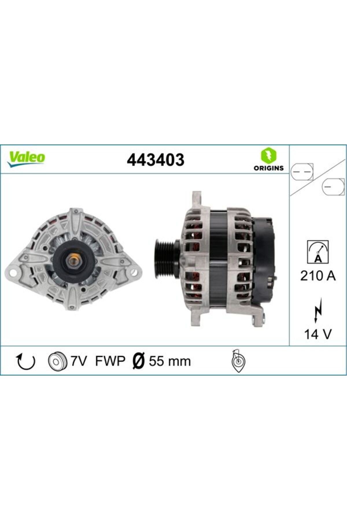 Valeo ALTERNATOR DAILY VI 14-VALEO 443403