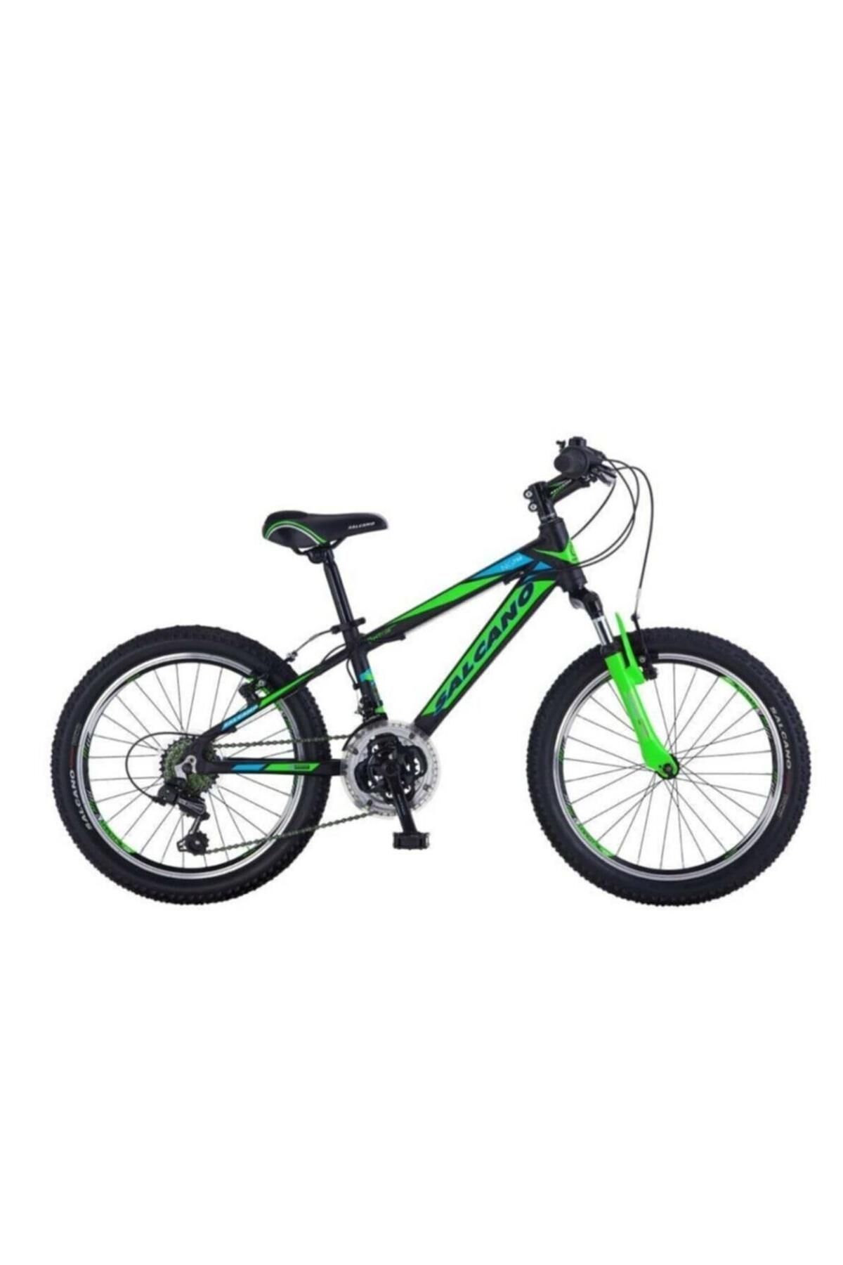Salcano NG750 20" Jant 18 Vites Alüminyum Gövde Çocuk Bisikleti Siyah Yeşil Turkuaz