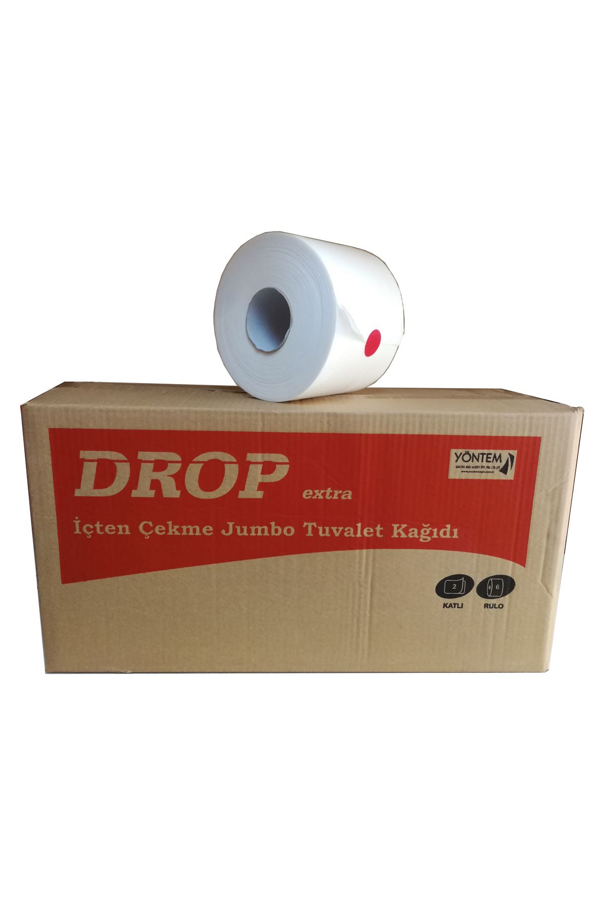 drop Içten Çekme Cimri Jumbo Tuvalet Kağıdı - 4 Kg - 2 Kat - Koli