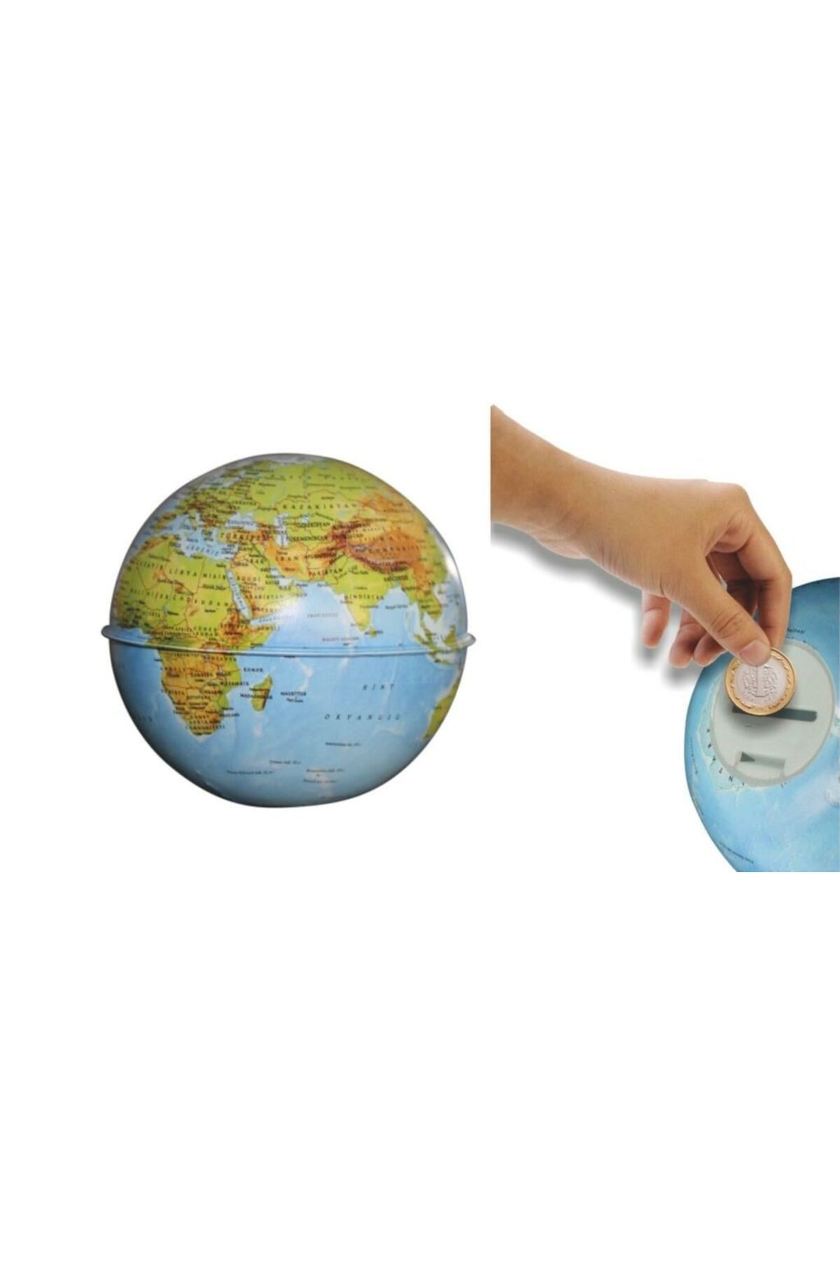 Gürbüz Dünya Kumbara Küre 10cm-fiziki