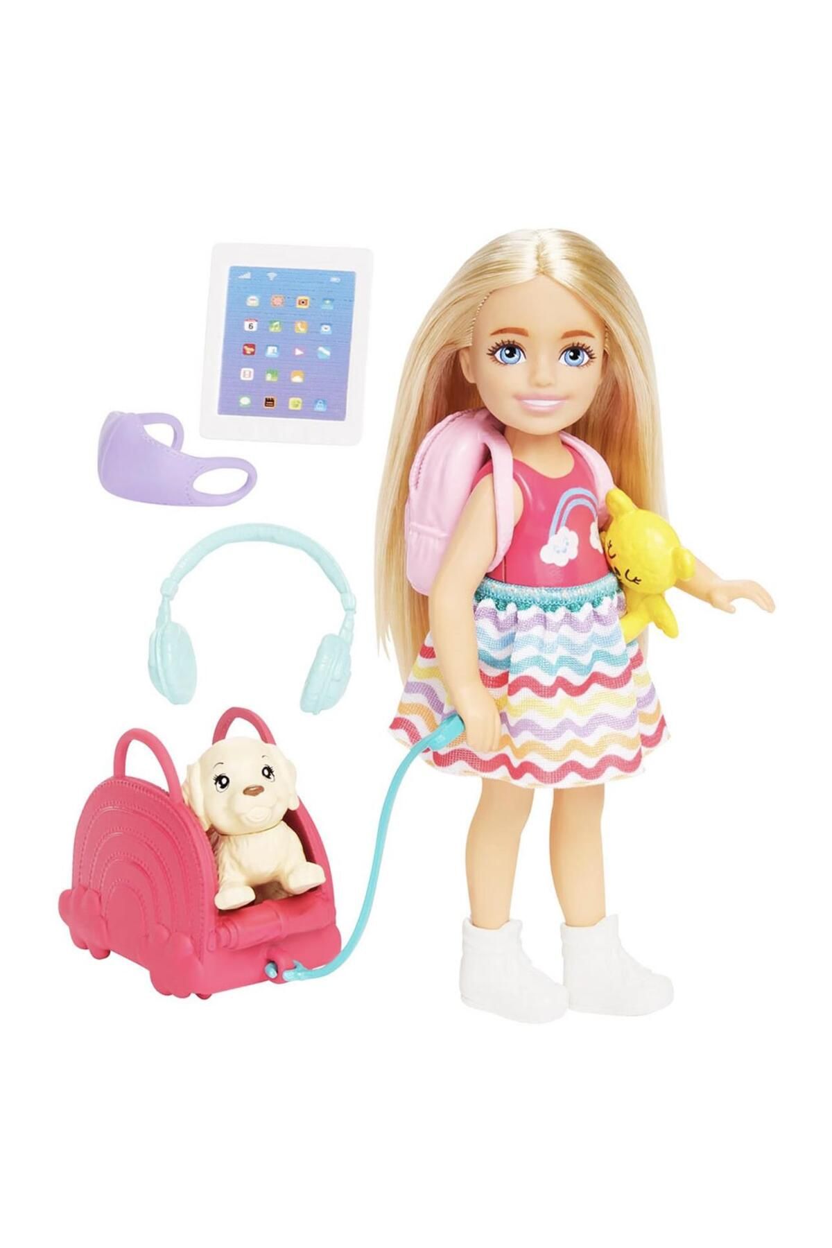 Barbie Seyahatte Chelsea Bebek Ve Aksesuarları Hjy17