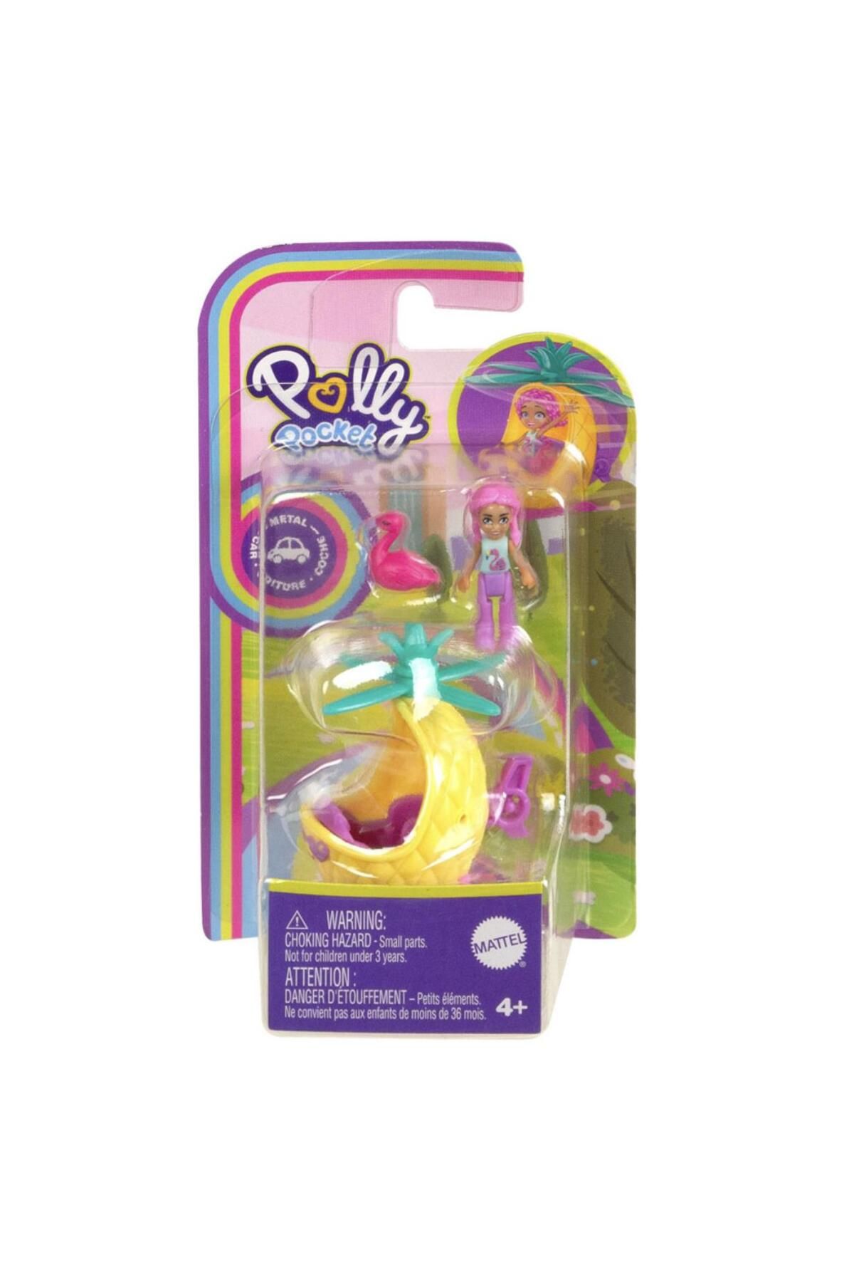 Mattel Polly Pocket'ın Muhteşem Araçları Oyun Setleri Hkv55-hkv61