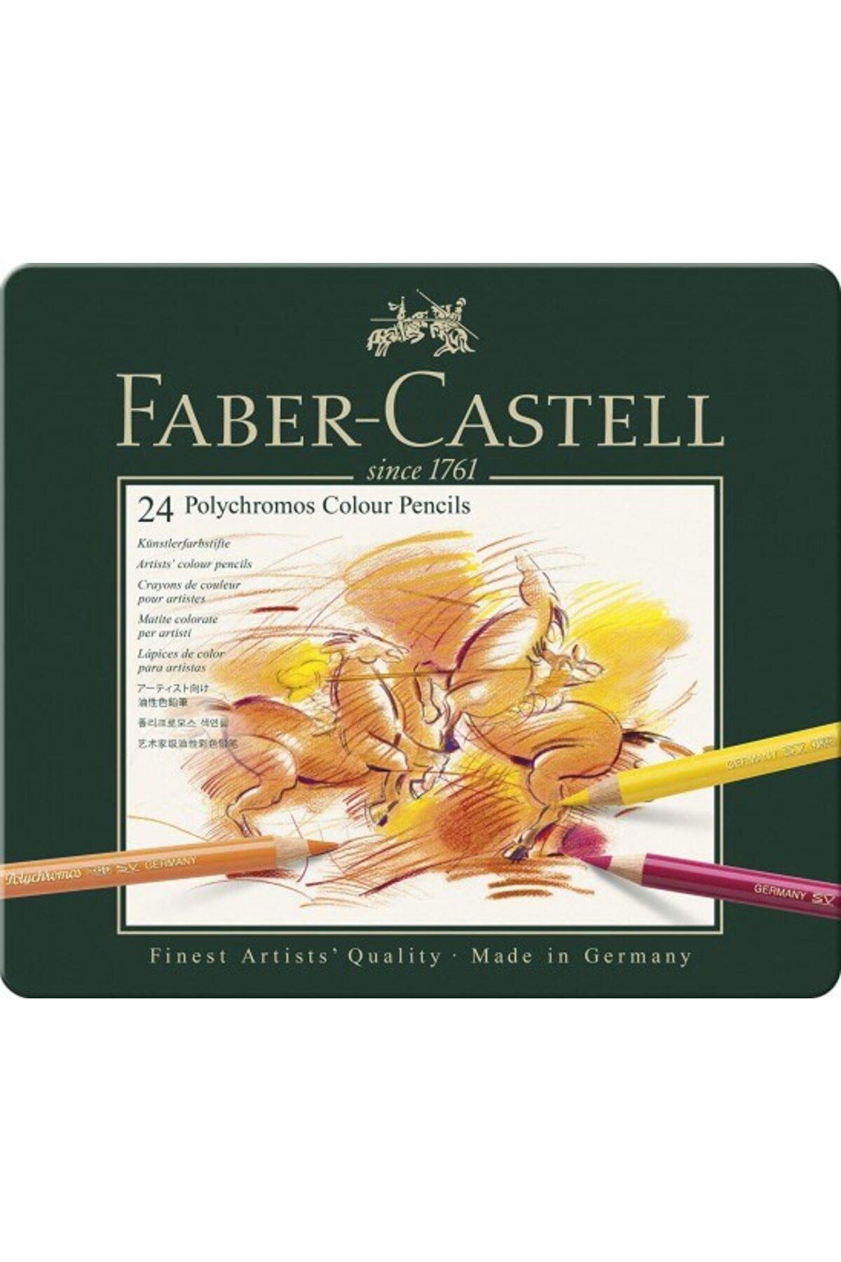 Faber Castell Polychromos Kuru Boya Kalemi 24 Renk