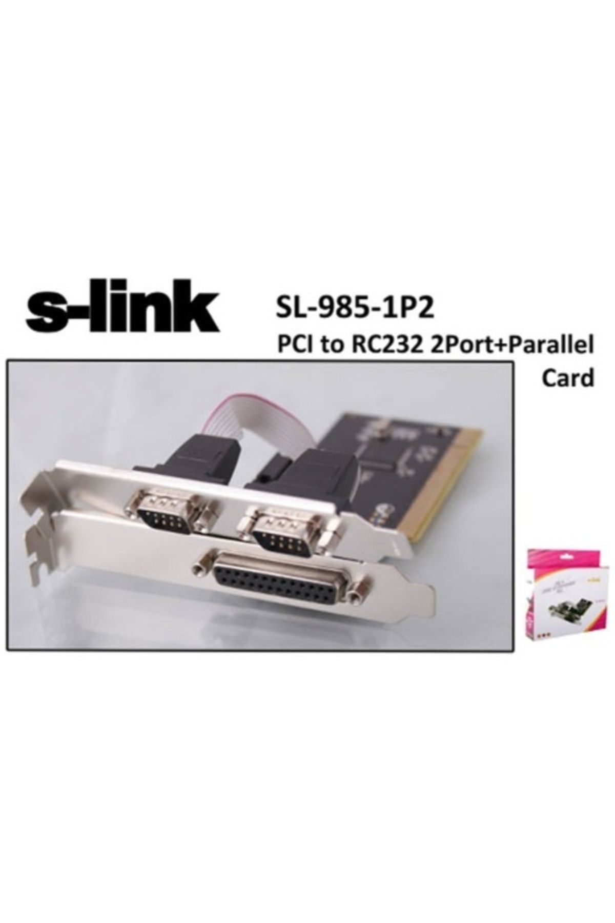 S-Link Sl 985 1P2 PCI Serial 2 Port Paralel 1 Port