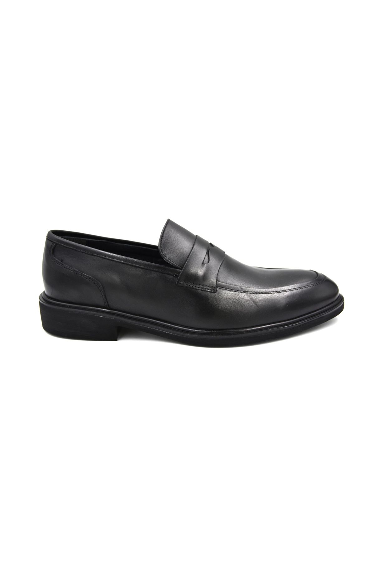 Prego Stilloni Hakiki Deri Poli Hafif Taban Erkek Klasik Ayakkabı Siyah