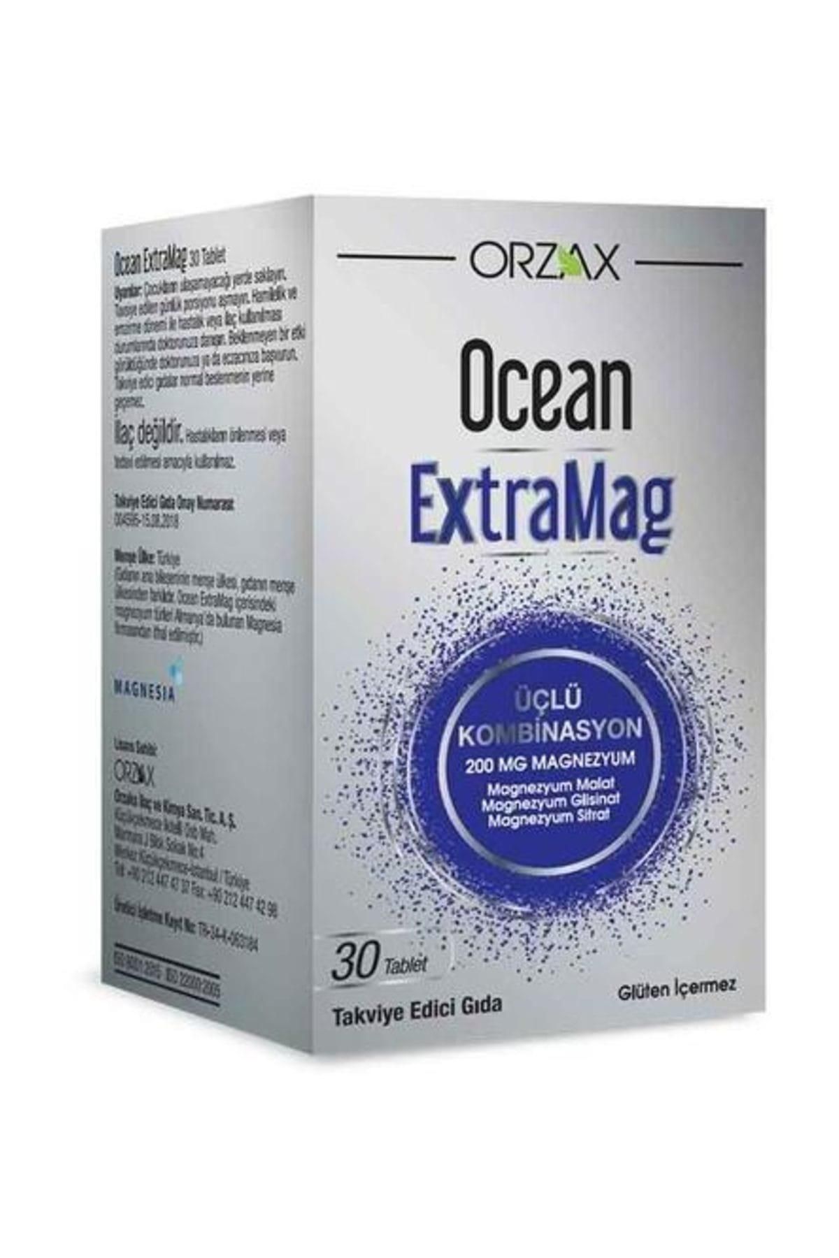 Ocean Orzax Extramag Üçlü Kombinasyon 30 Tablet