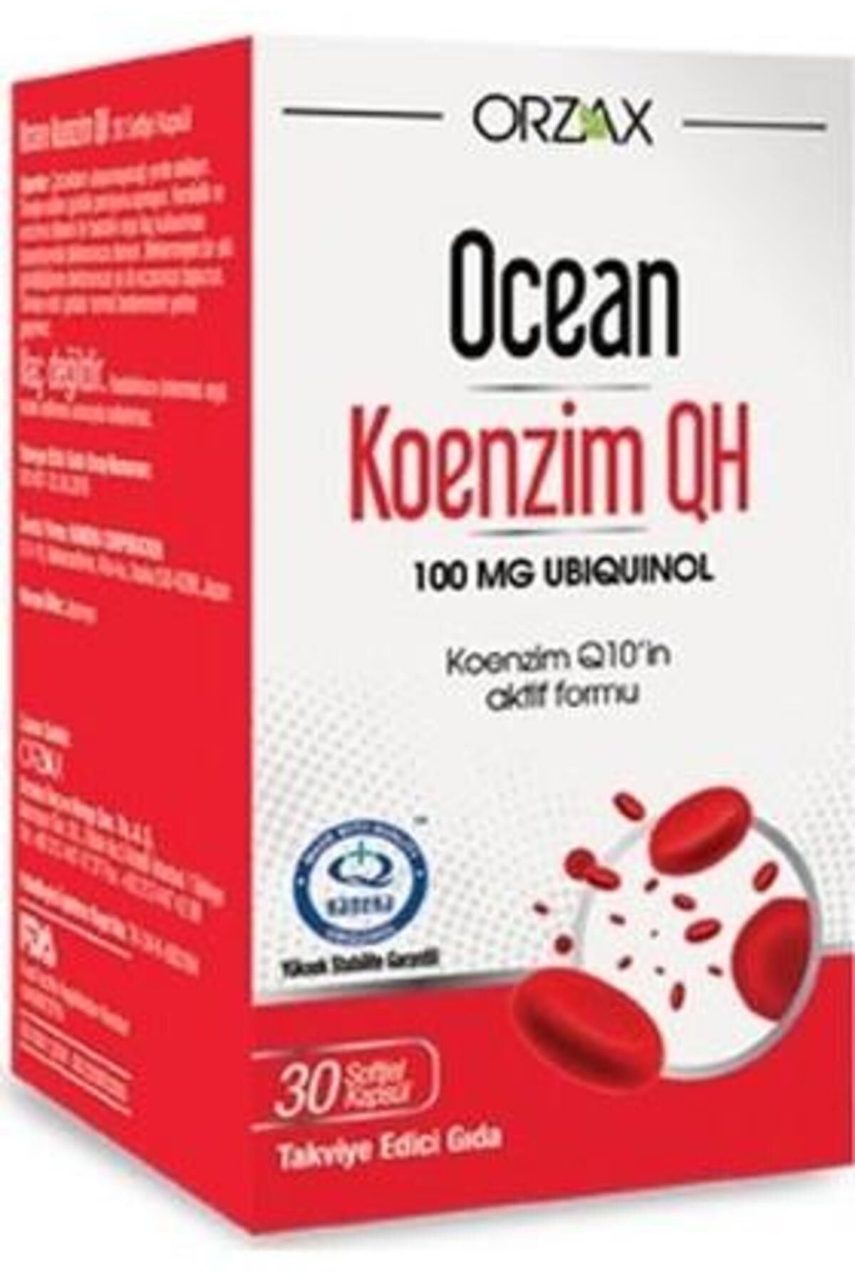 Ocean Orzax Koenzim Qh 100mg 30 Kapsül