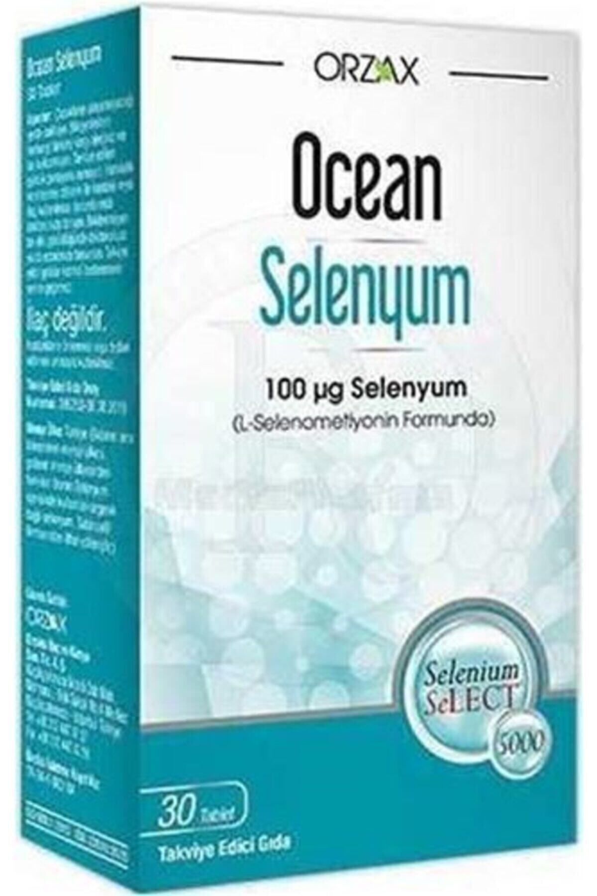 Ocean Orzax Selenyum 100mcg 30 Tablet