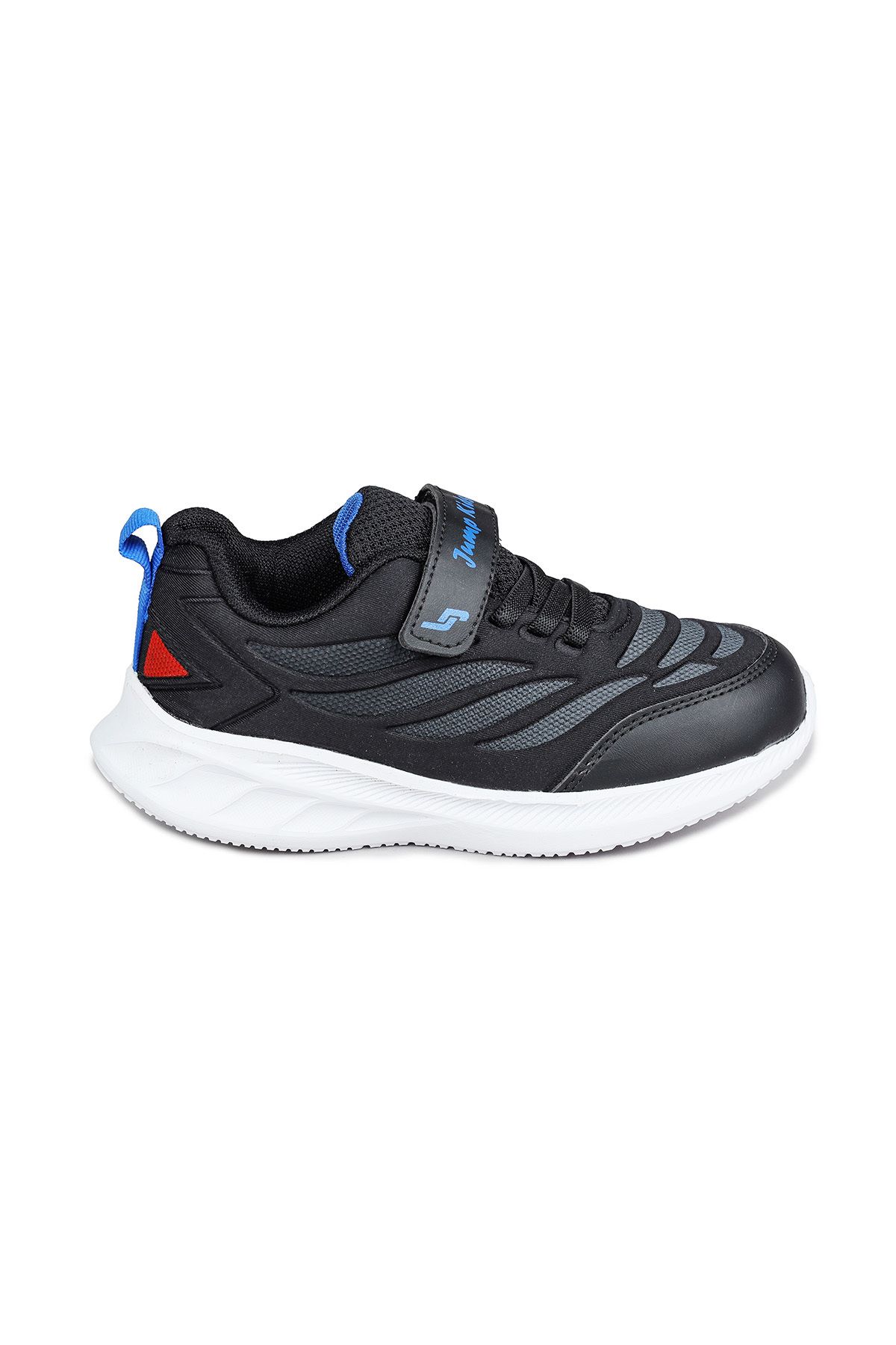 Jump 28105 Cırtlı Siyah Üniseks Çocuk Sneaker Günlük Spor Ayakkabı