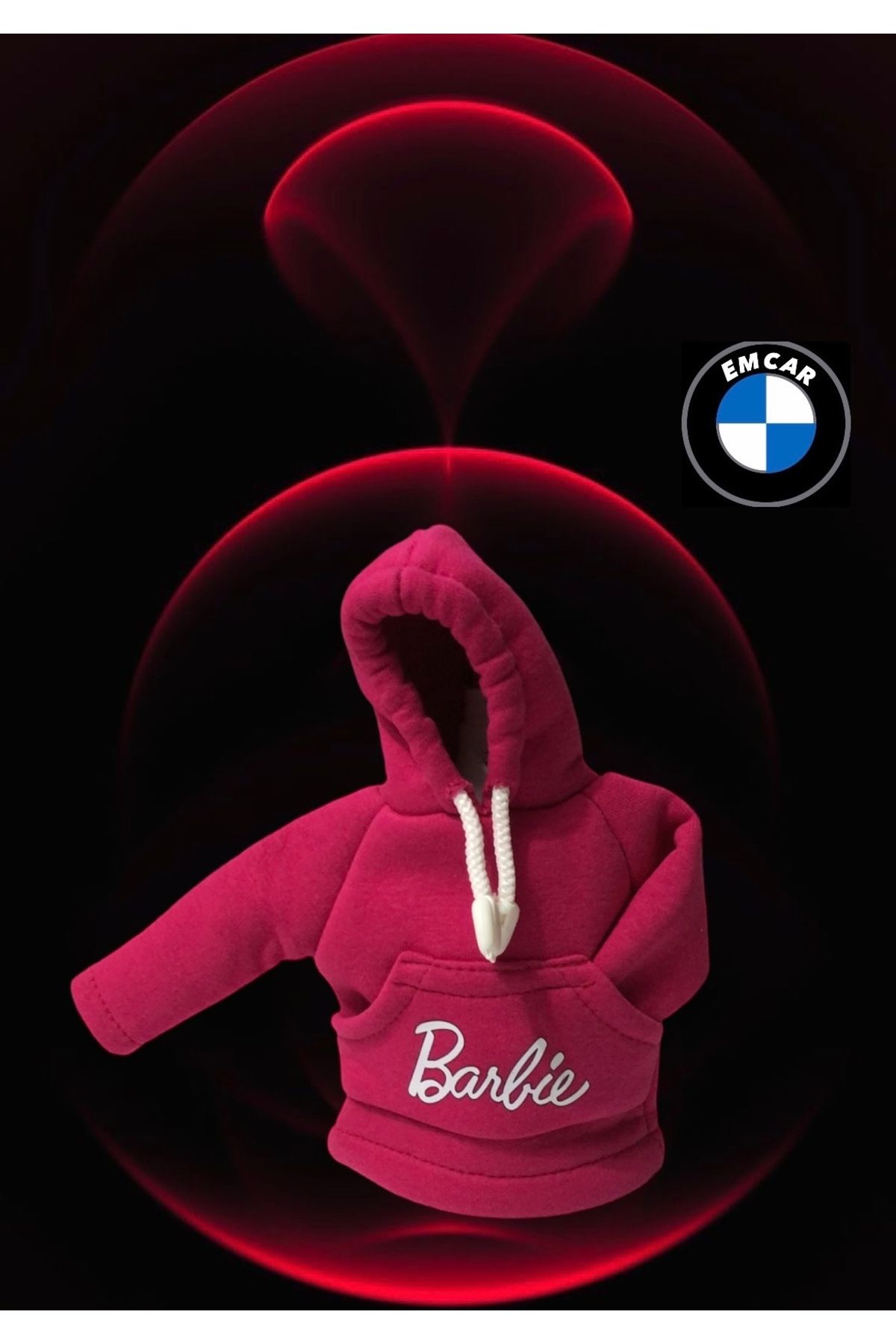 EMCARWAX EMCAR PEMBE Barbie Vites Kılıfı Kapşonlu Sweatshirt