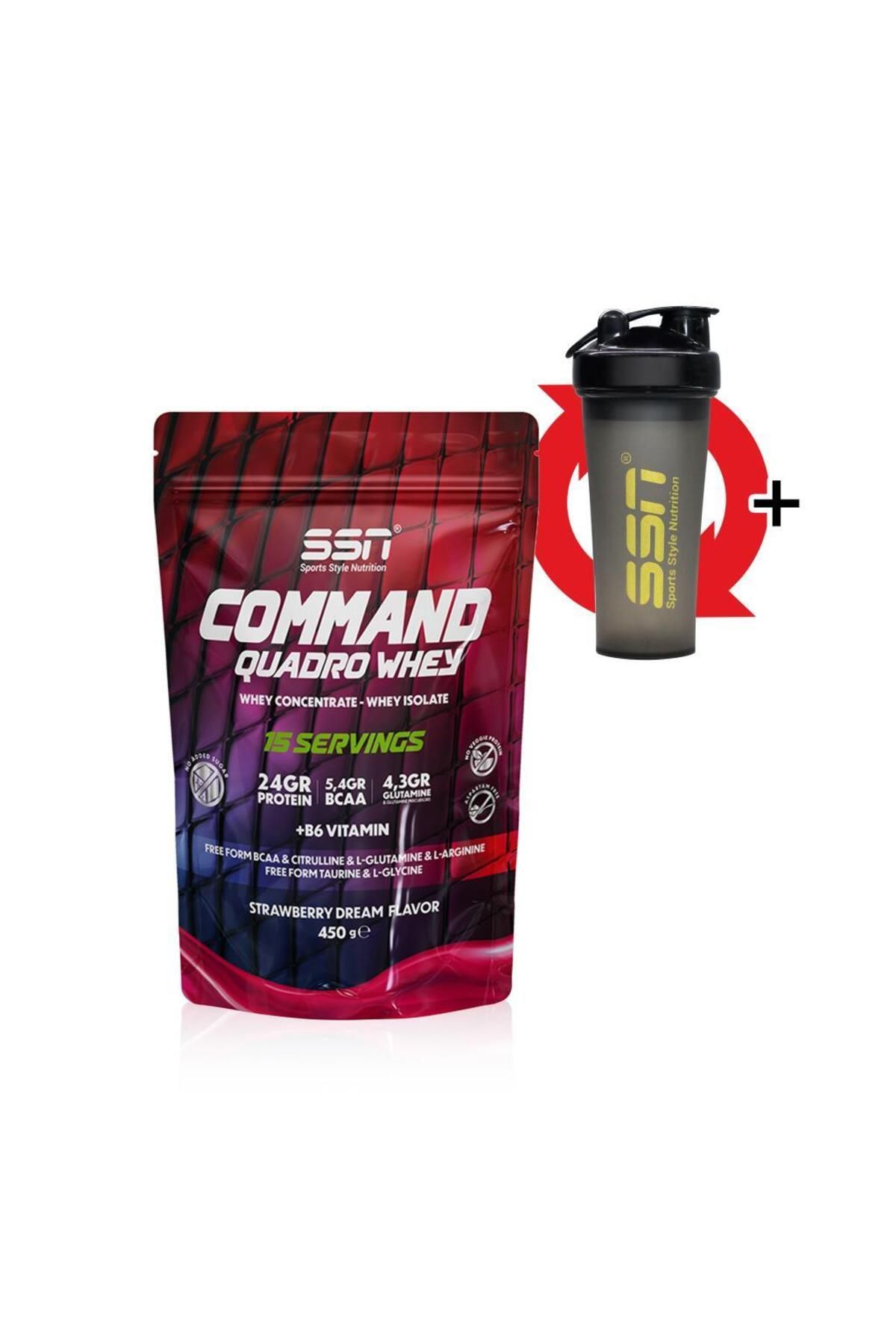 SSN Sports Style Nutrition Command Quadro Whey 450 Gr (çilek) Protein Tozu