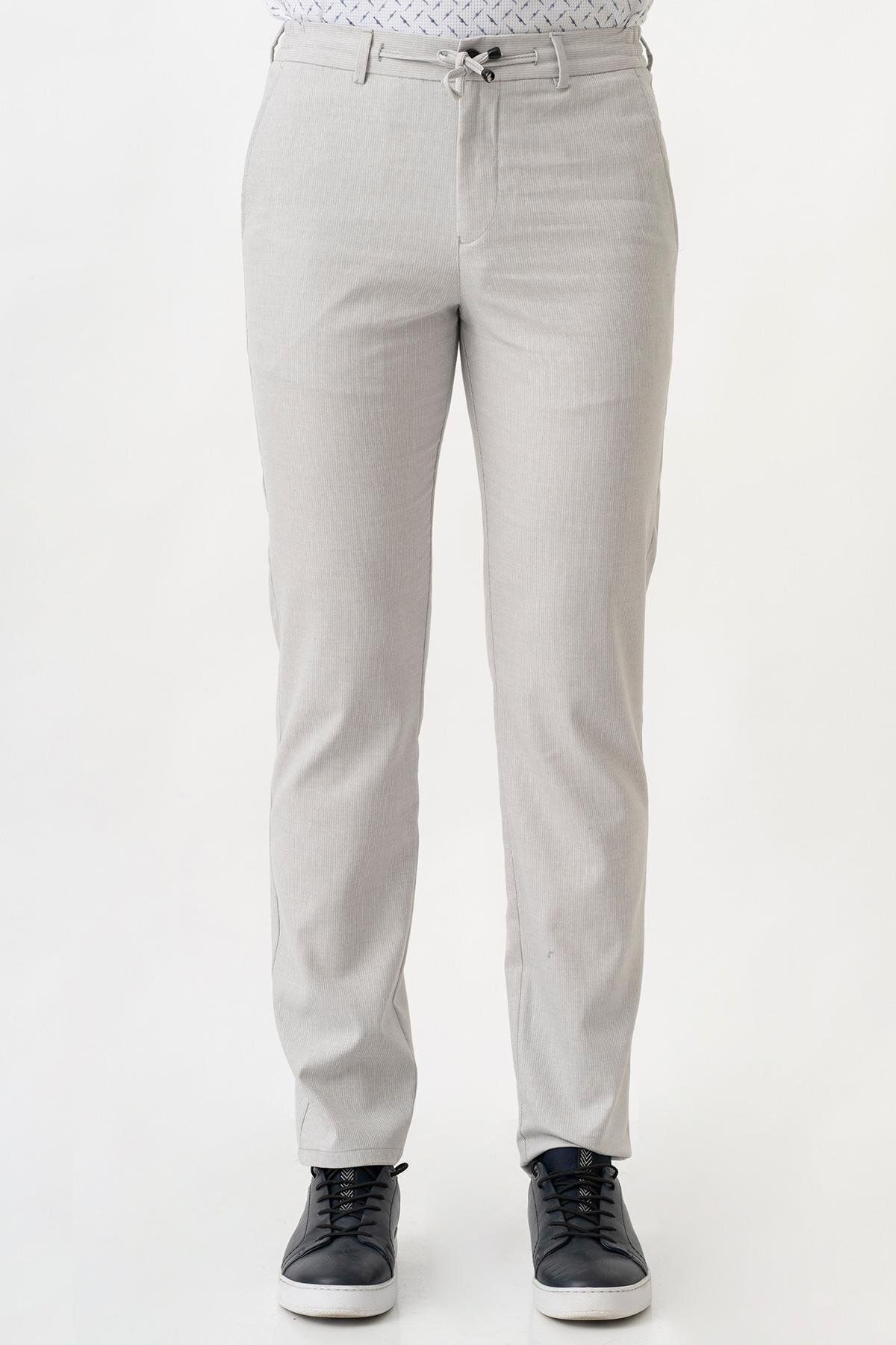 White Stone Casoria P2320 Likralı Pamuklu Regular Fit Sava Jogger Pantolon Taş