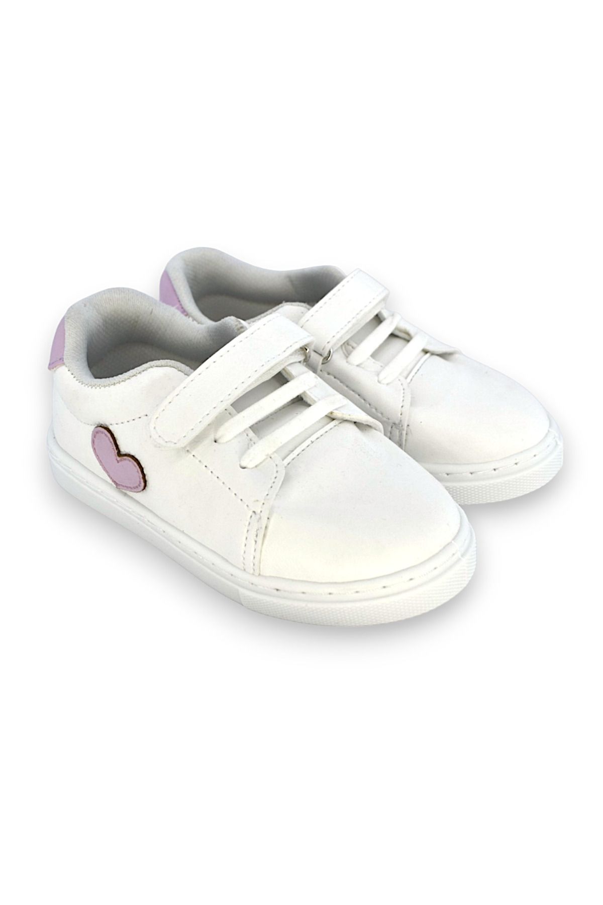 First Step Lila Kalpli Cırt Cırtlı Kız Çocuk Günlük Sneaker Spor Ayakkabı-S-1001
