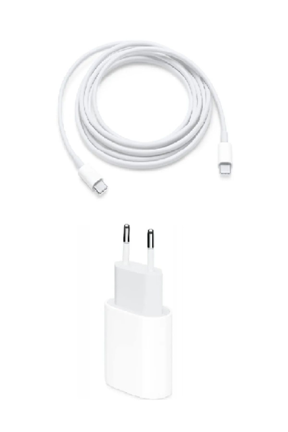Apple iPhone 15 Pro Max 20w USB-C Adaptör Kablo Şarj Seti