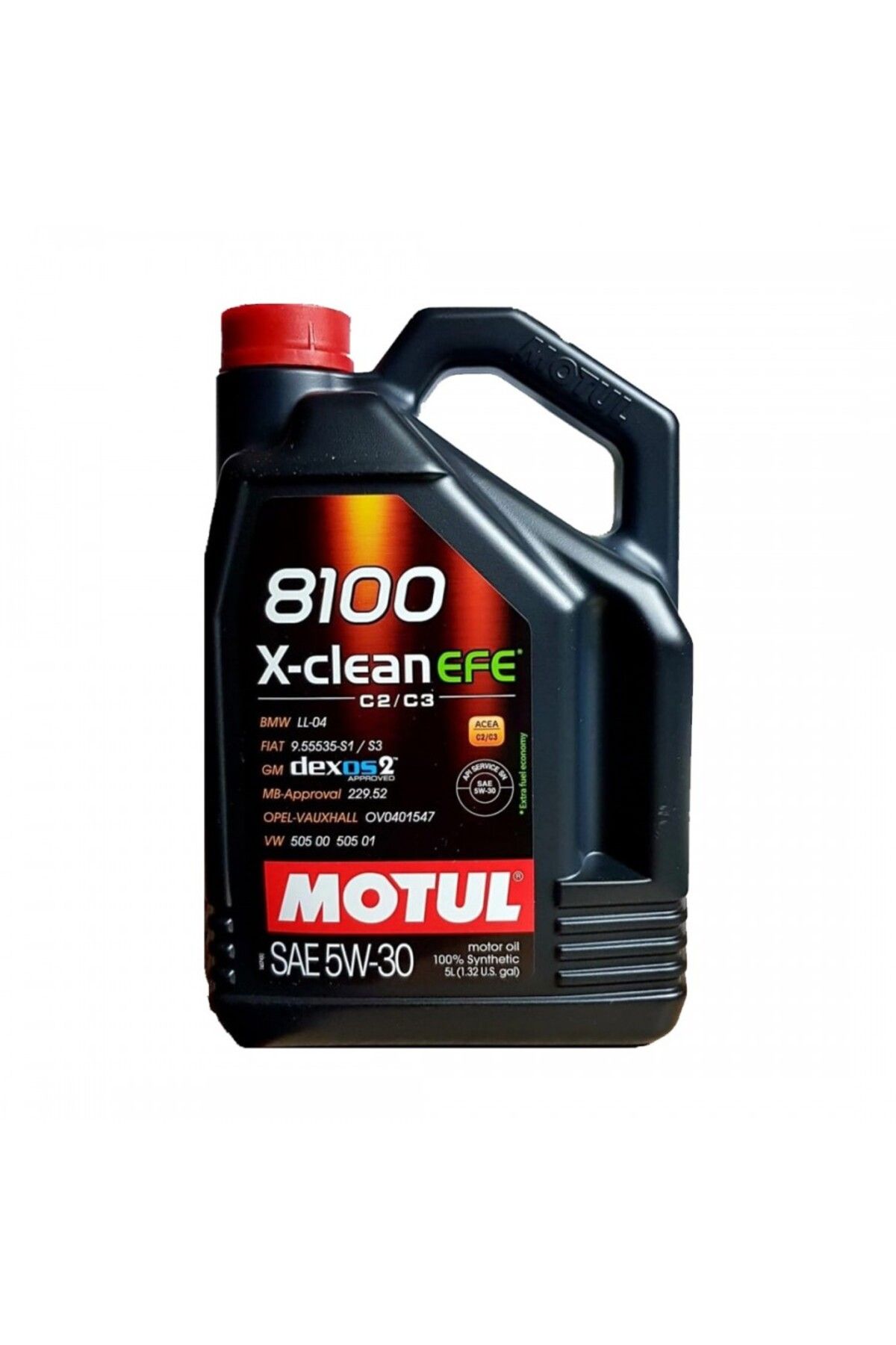 Motul 8100 X-clean Uyumlu Efe C2/c3 Sae 5w-30 5lt (Ü:2023)