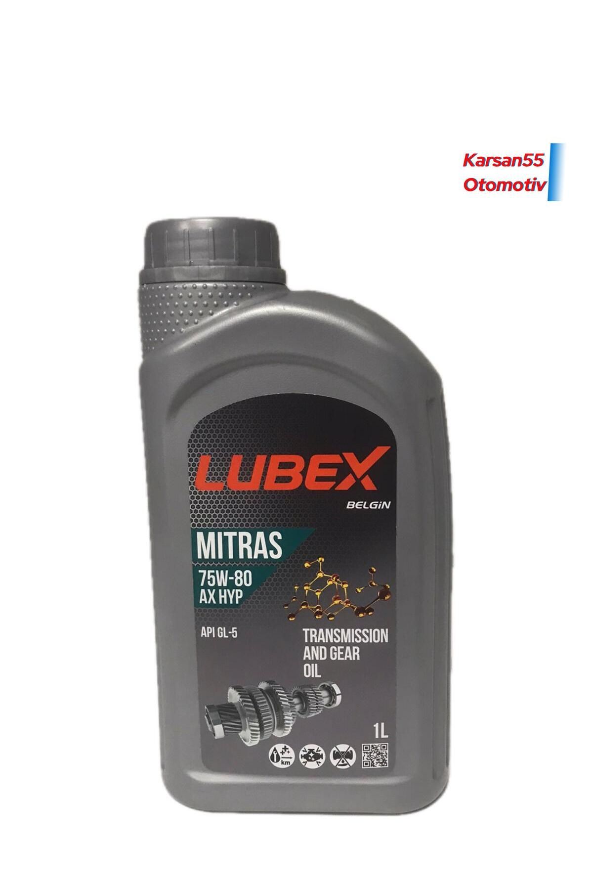 Lubex Mitras AX HYP 75W80 1 Lt Şanzıman Yağı üretim 2022