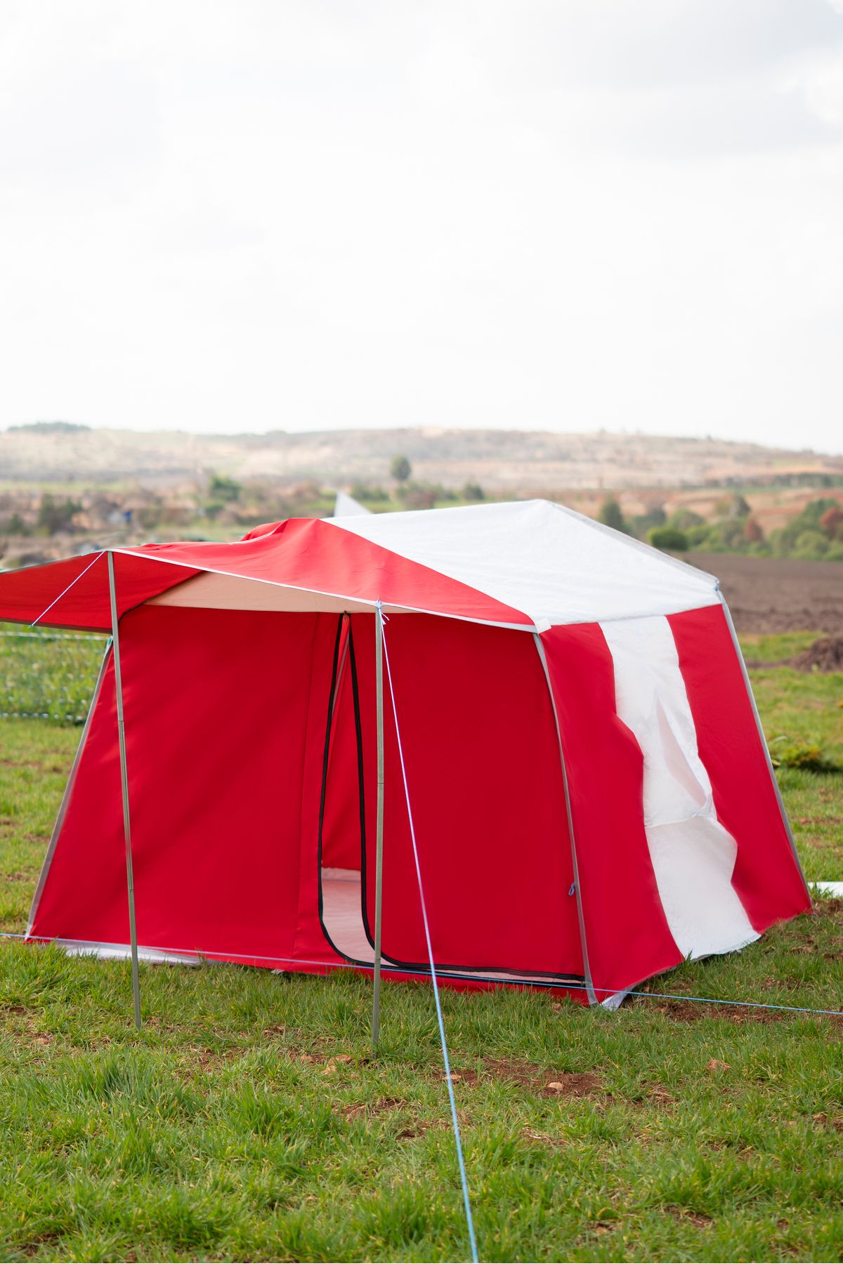 Tunç Çadır Tekodalı İmperteks Kamp Çadırı Kırmızı