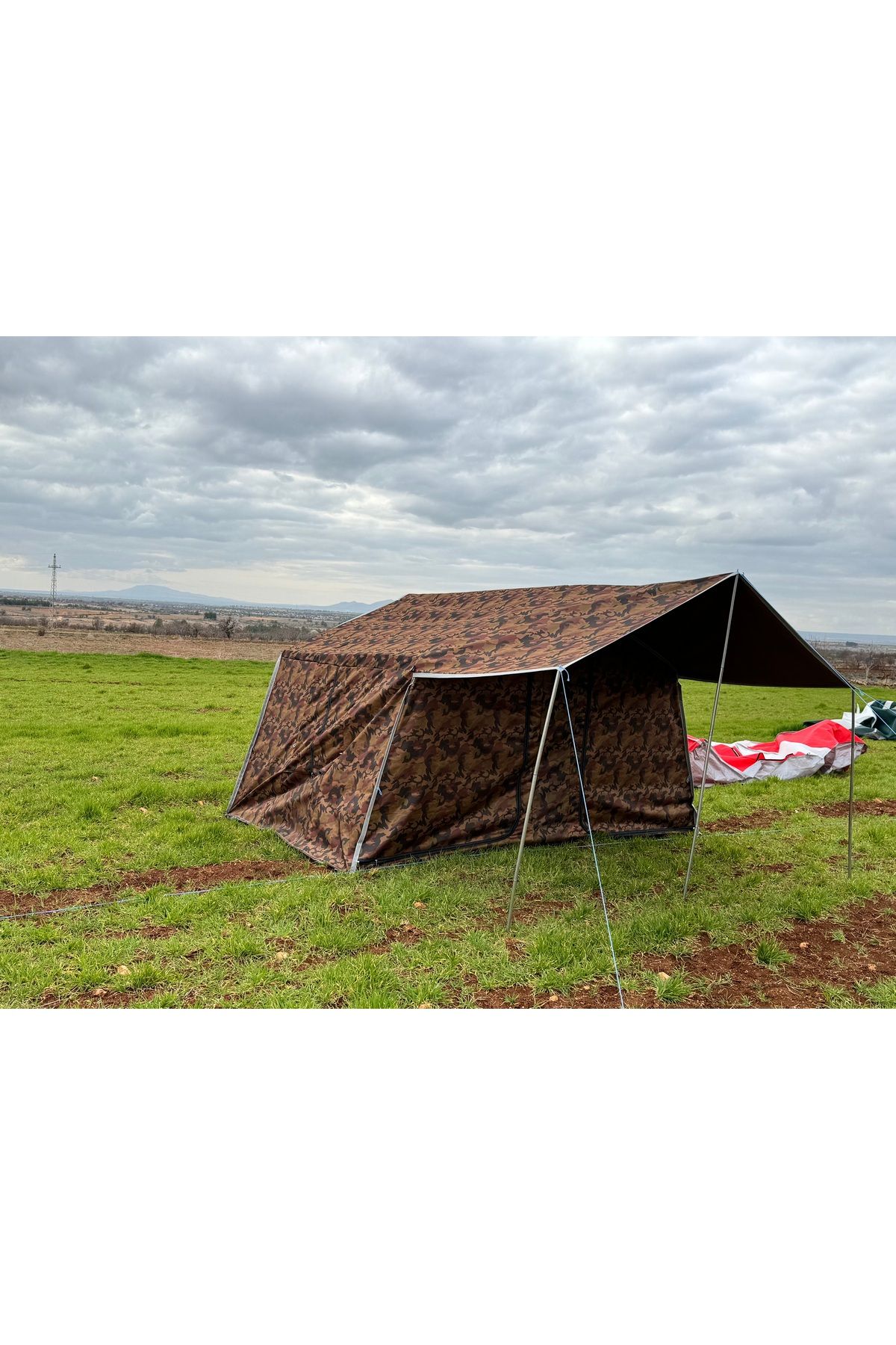 Tunç Çadır Iki Odalı Imperteks Kamp Çadırı Kamuflaj